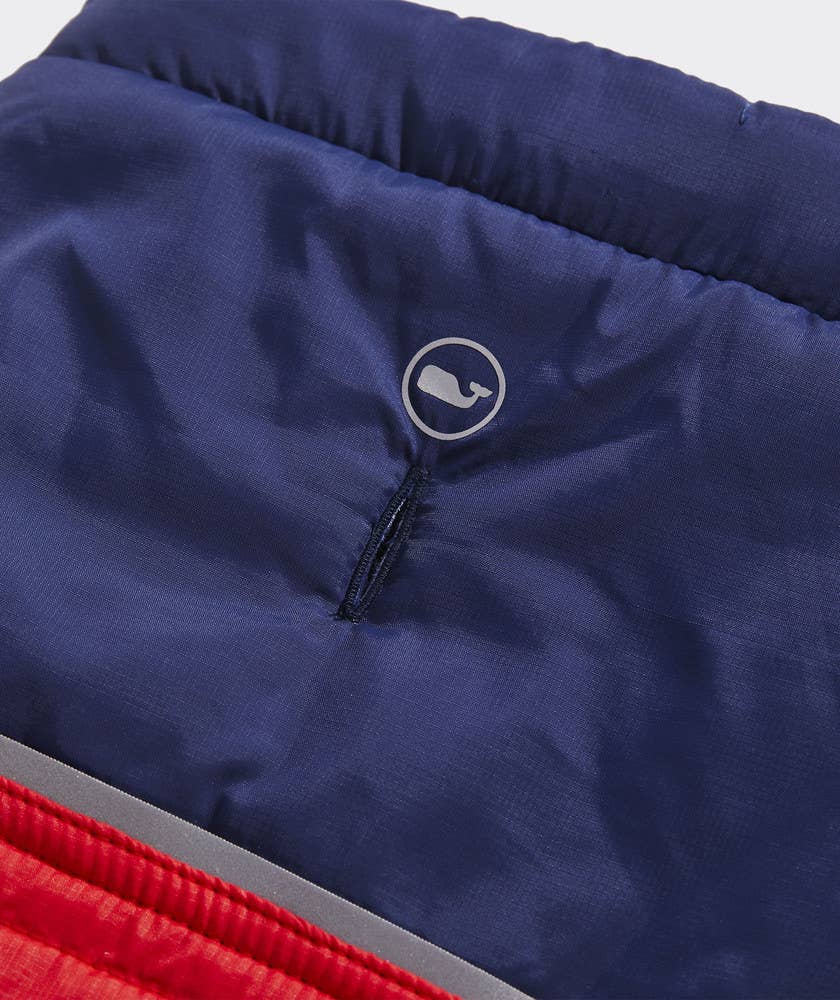 Vineyard Vines x FMA Pet Puffer Jacket - Lighthouse Red