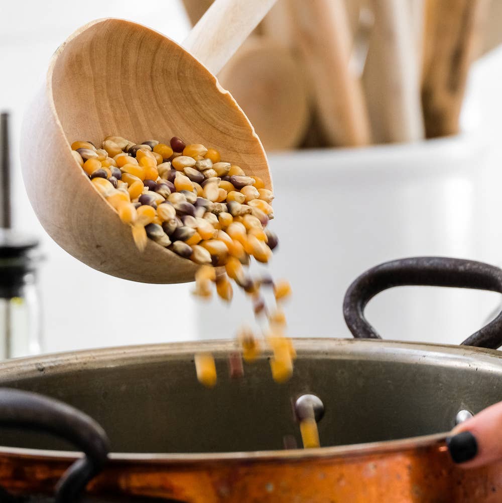 Sweet Heirloom Popcorn Gift with White Truffle Salt