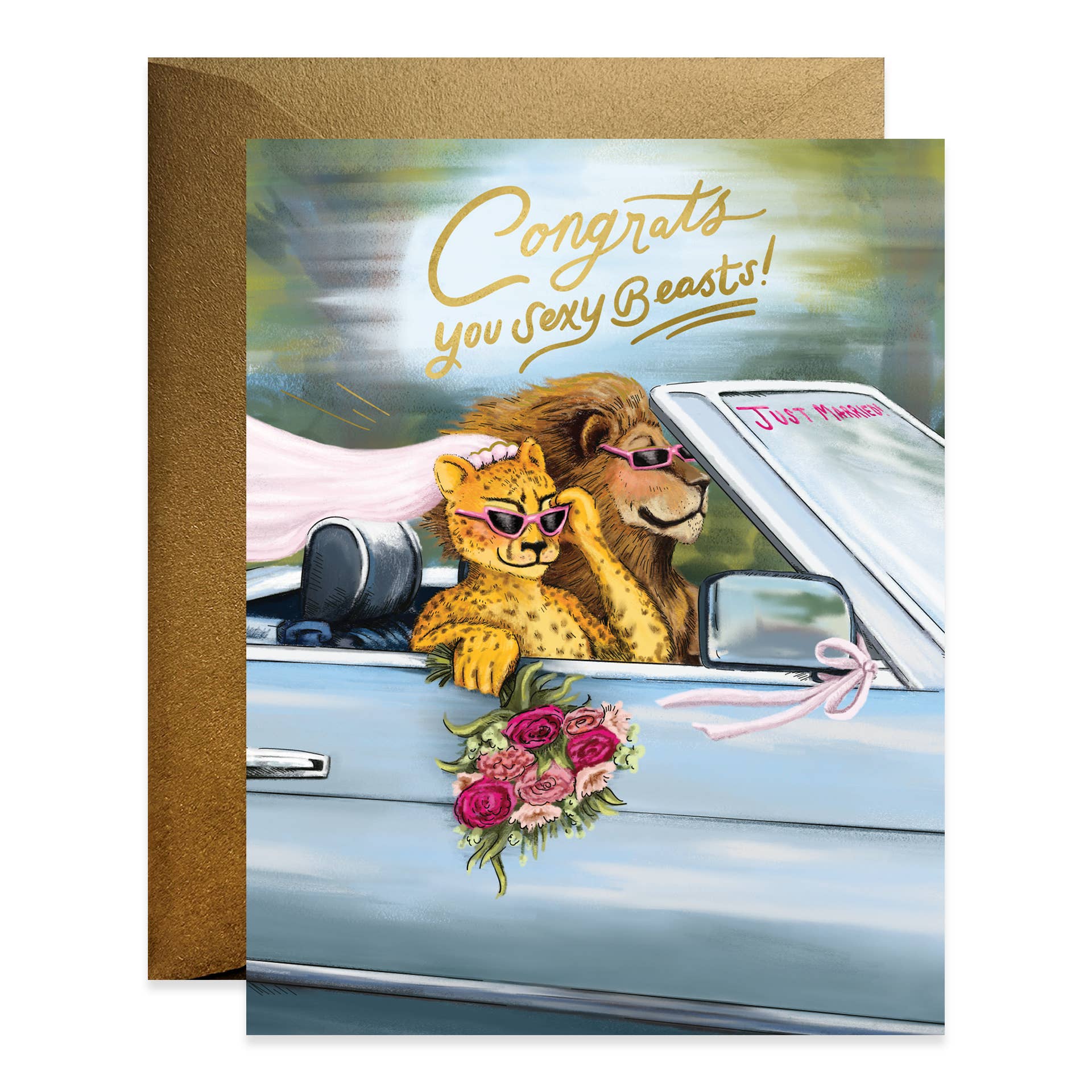 Sexy Beast Wedding Card