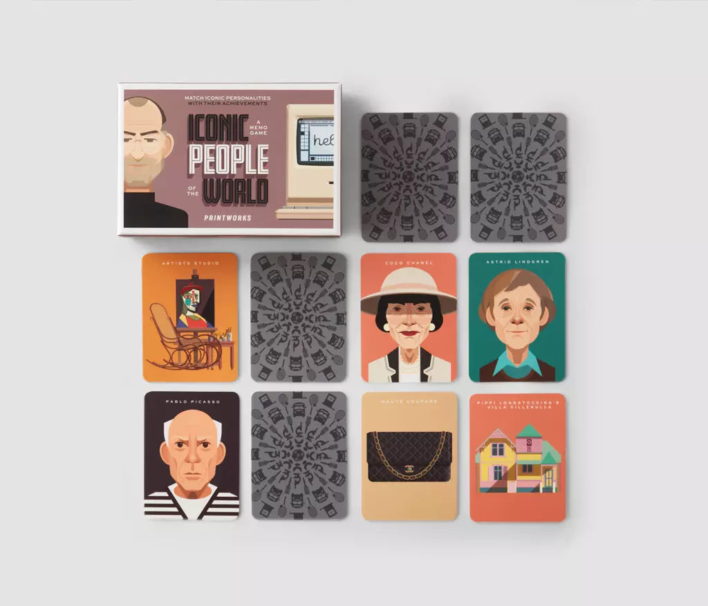 Iconic People Memory Game