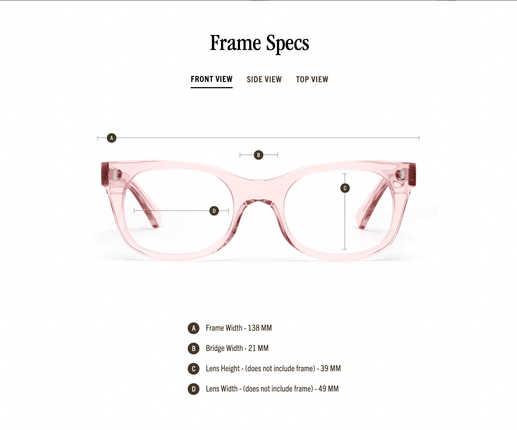 Bixby Reading Glasses - Polished Turtle
