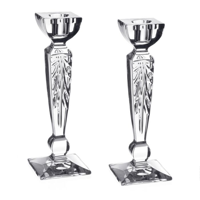 Iris Pair of Candlesticks - 8"
