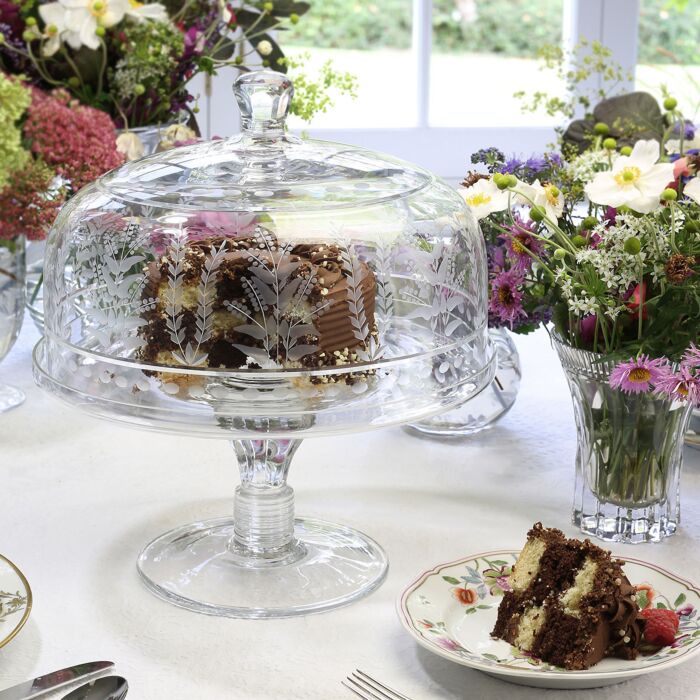 Portia Cake Stand & Dome