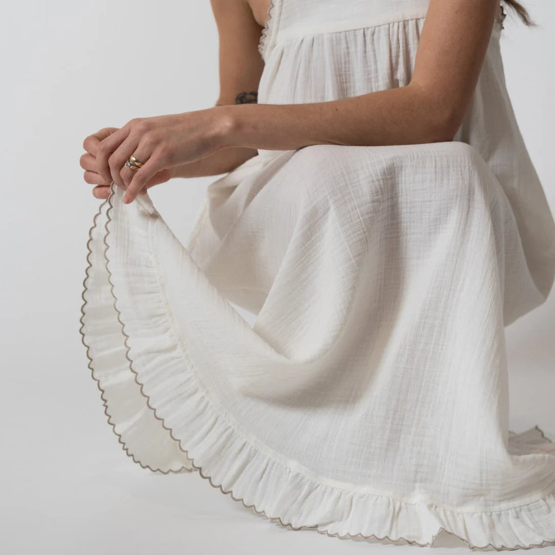 Alaia Slip Dress - White