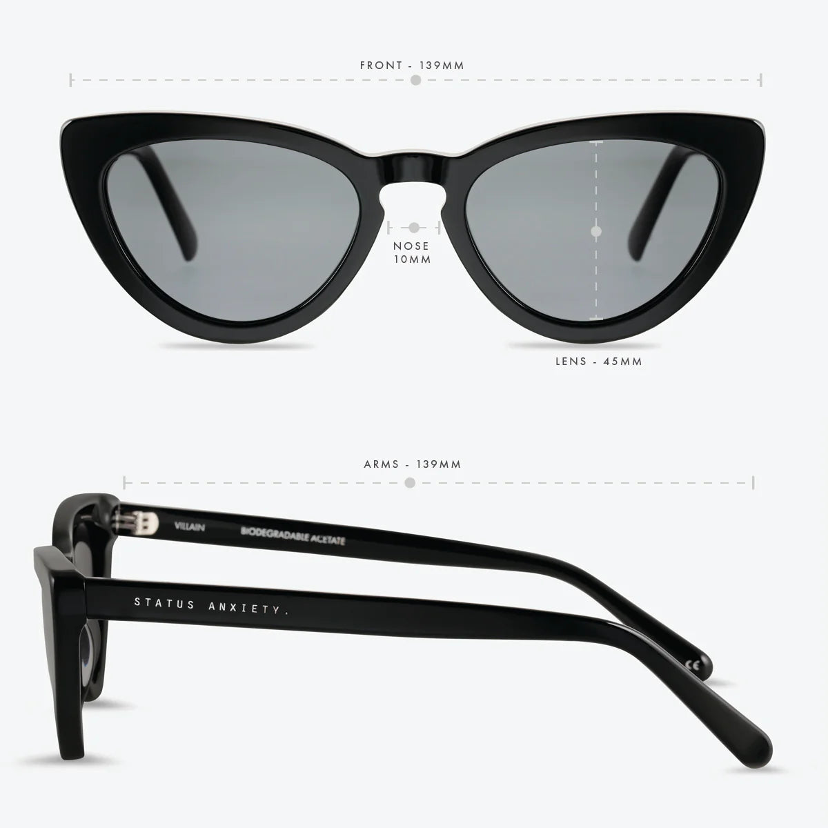 Villain Sunglasses - Black