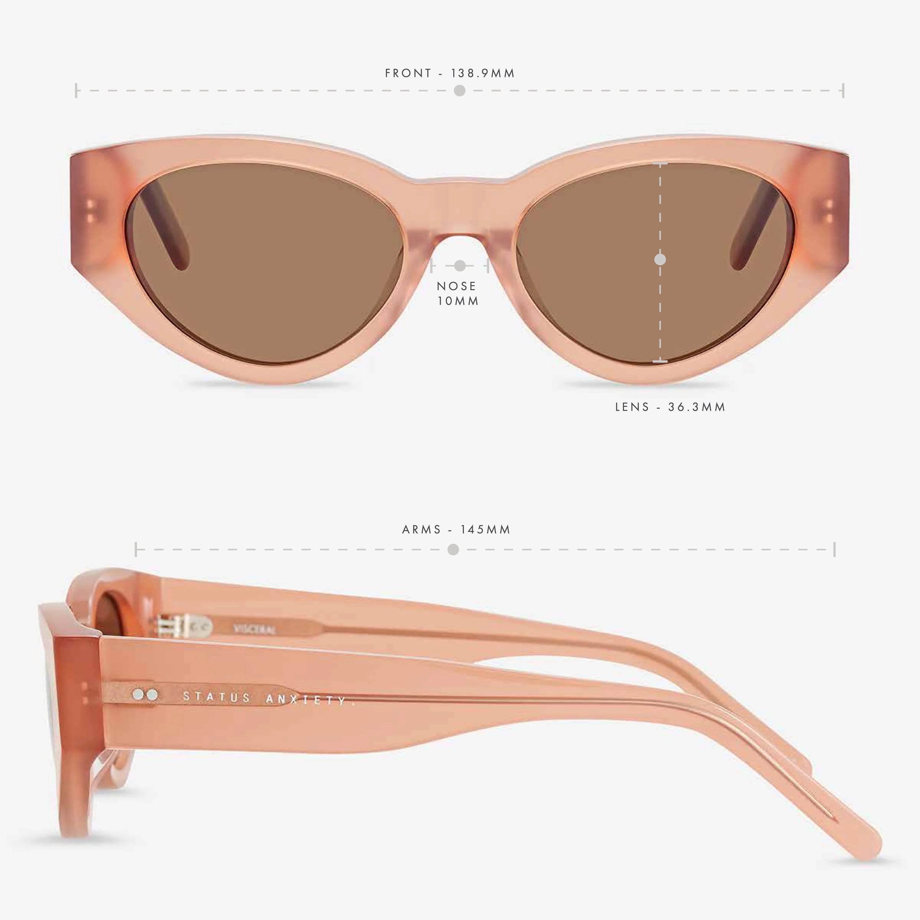 Visceral Sunglasses - Rose