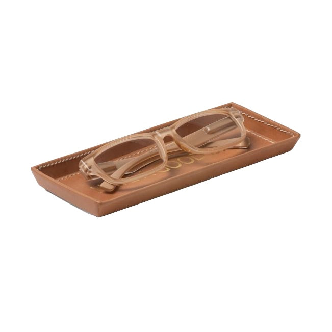 Decorah Eyeglass Holder - Aged Camel