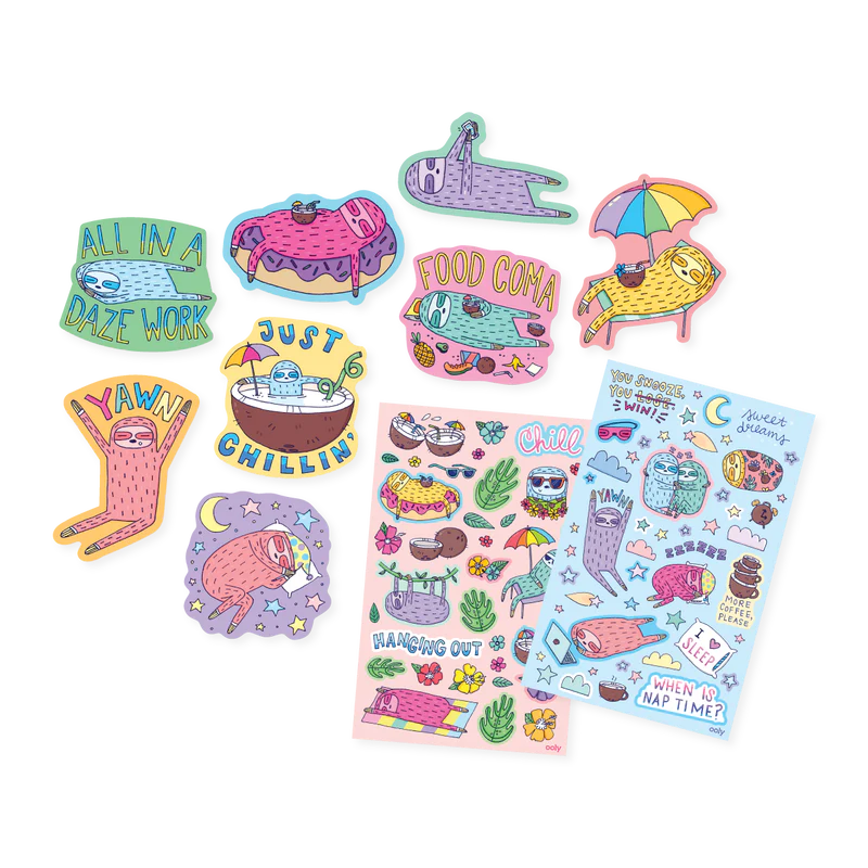 Scented Scratch Stickers - Sleepy Sloths