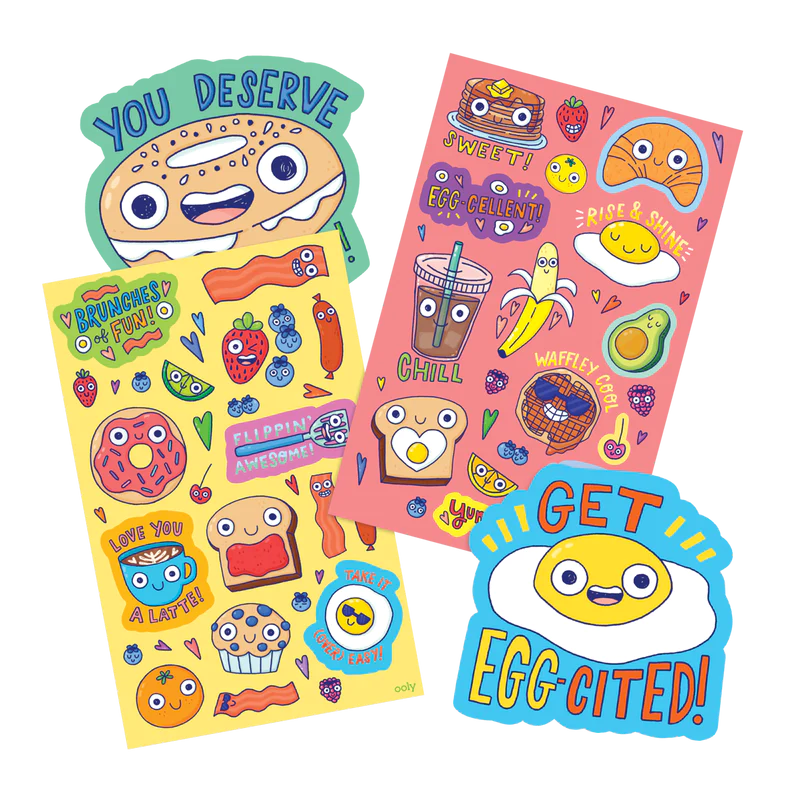 Scented Scratch Stickers - Brunch Buddies