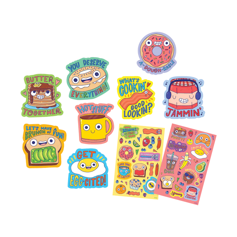 Scented Scratch Stickers - Brunch Buddies