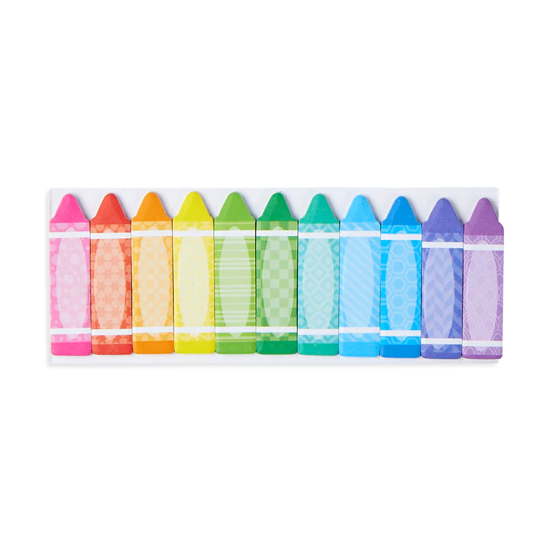 Notepals Sticky Tabs - Rainbow Crayons
