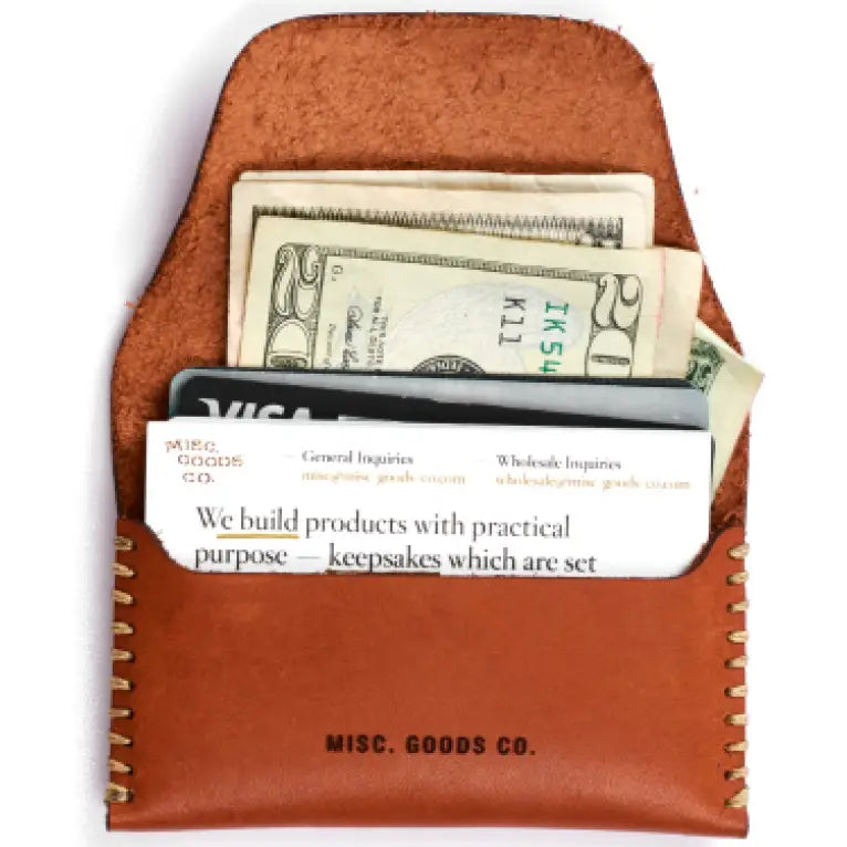 Slim Tuck Wallet - Golden
