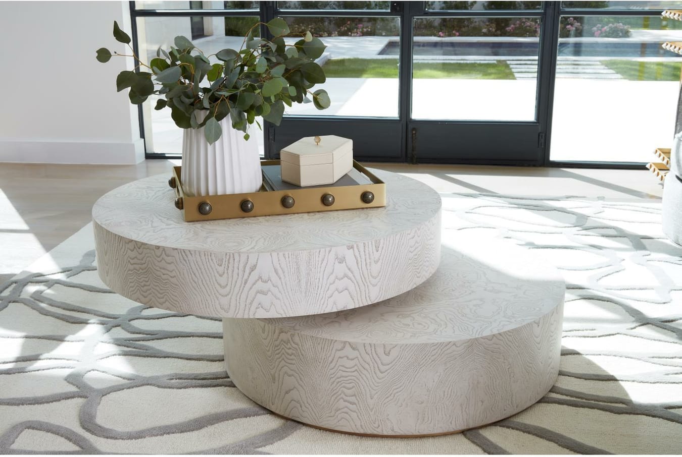 Pivot Cocktail Table - White