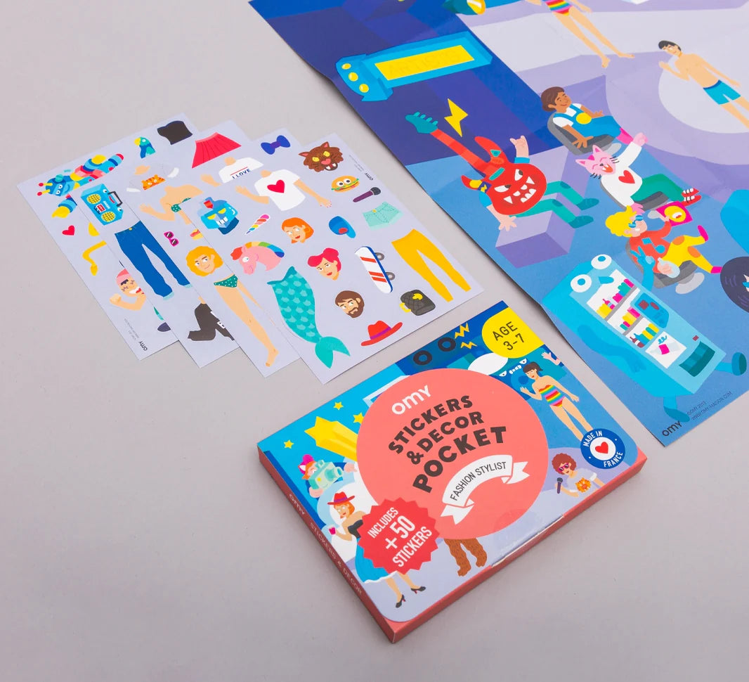 Pocket Sticker Decor - Fashion Stylist