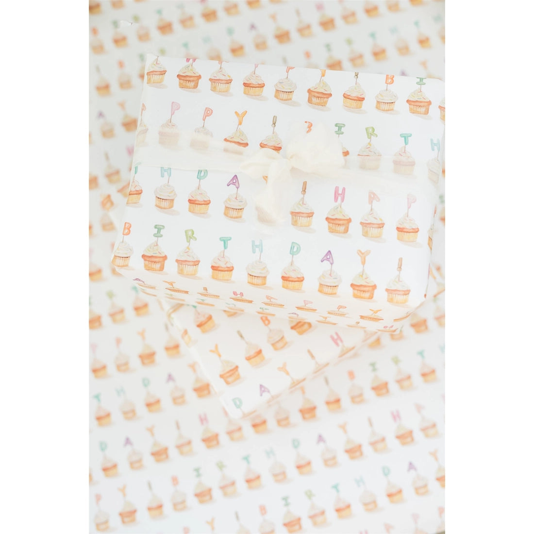 Cupcake Happy Birthday Gift Wrap Roll