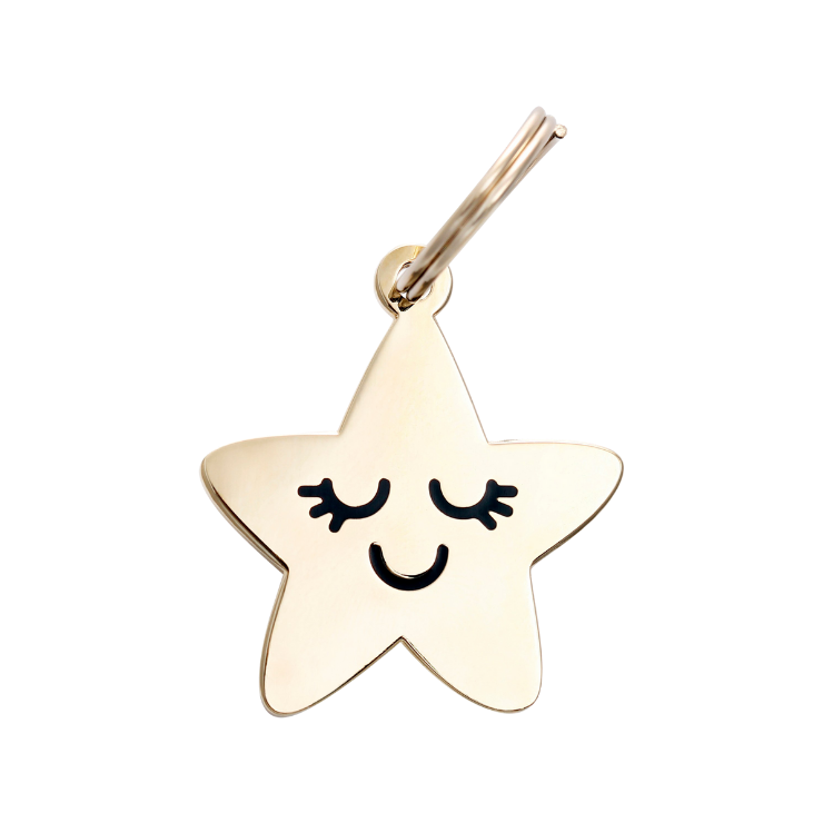 Pet ID Tag - Smiling Star