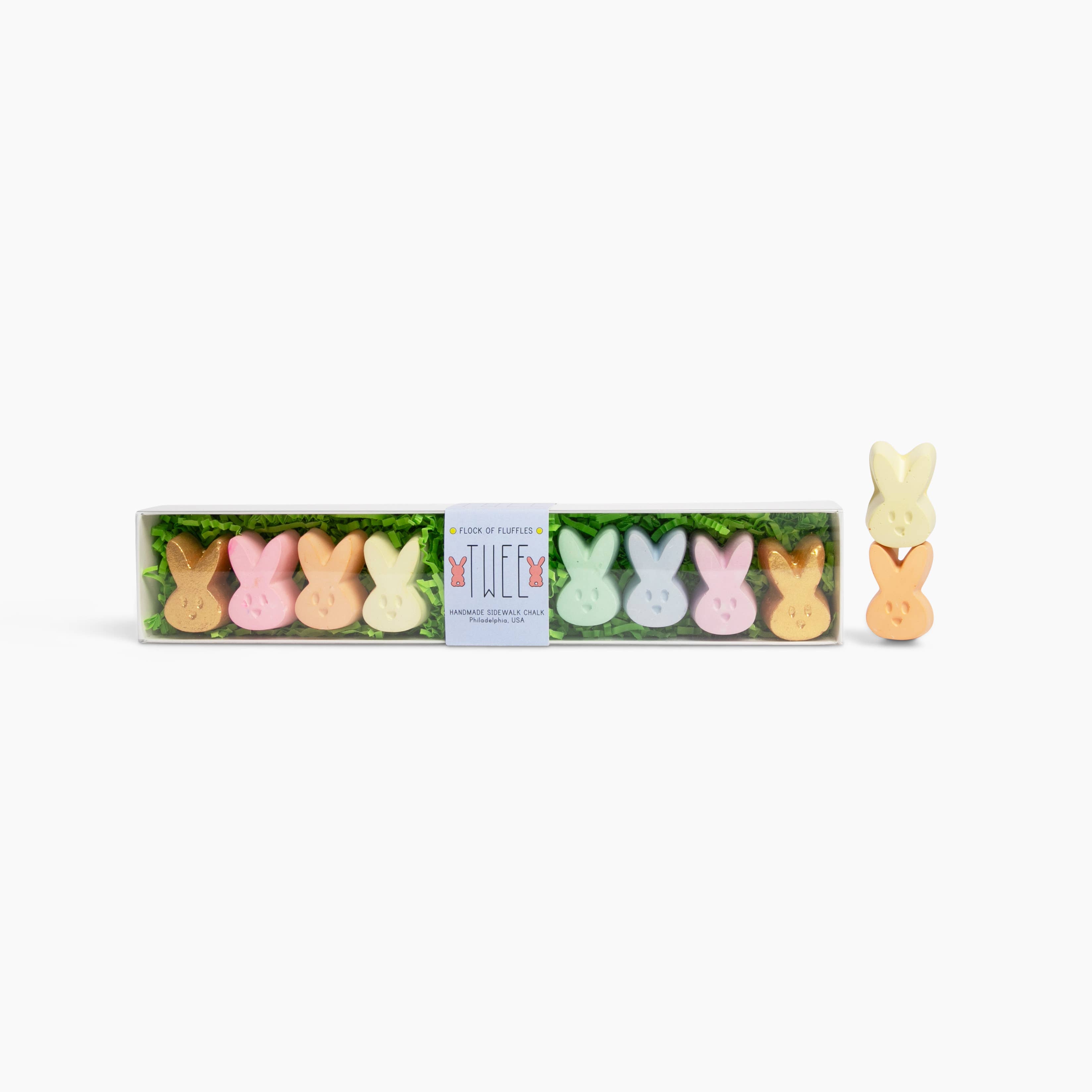 Flock of Fluffles Sidewalk Chalk