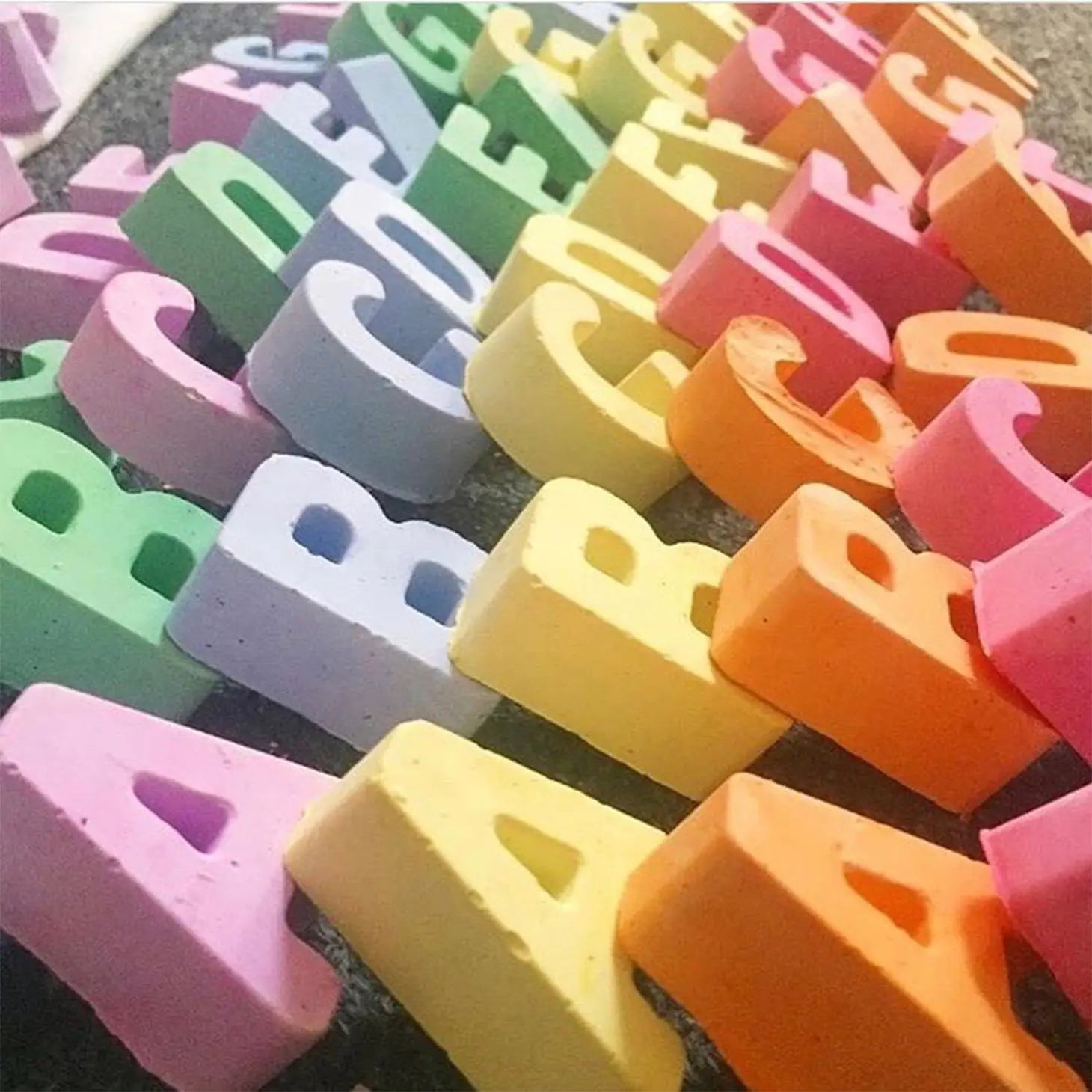 Alphabet Sidewalk Chalk