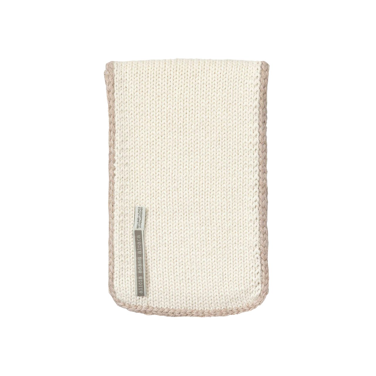 Baby Scarf- Ivory/Taupe