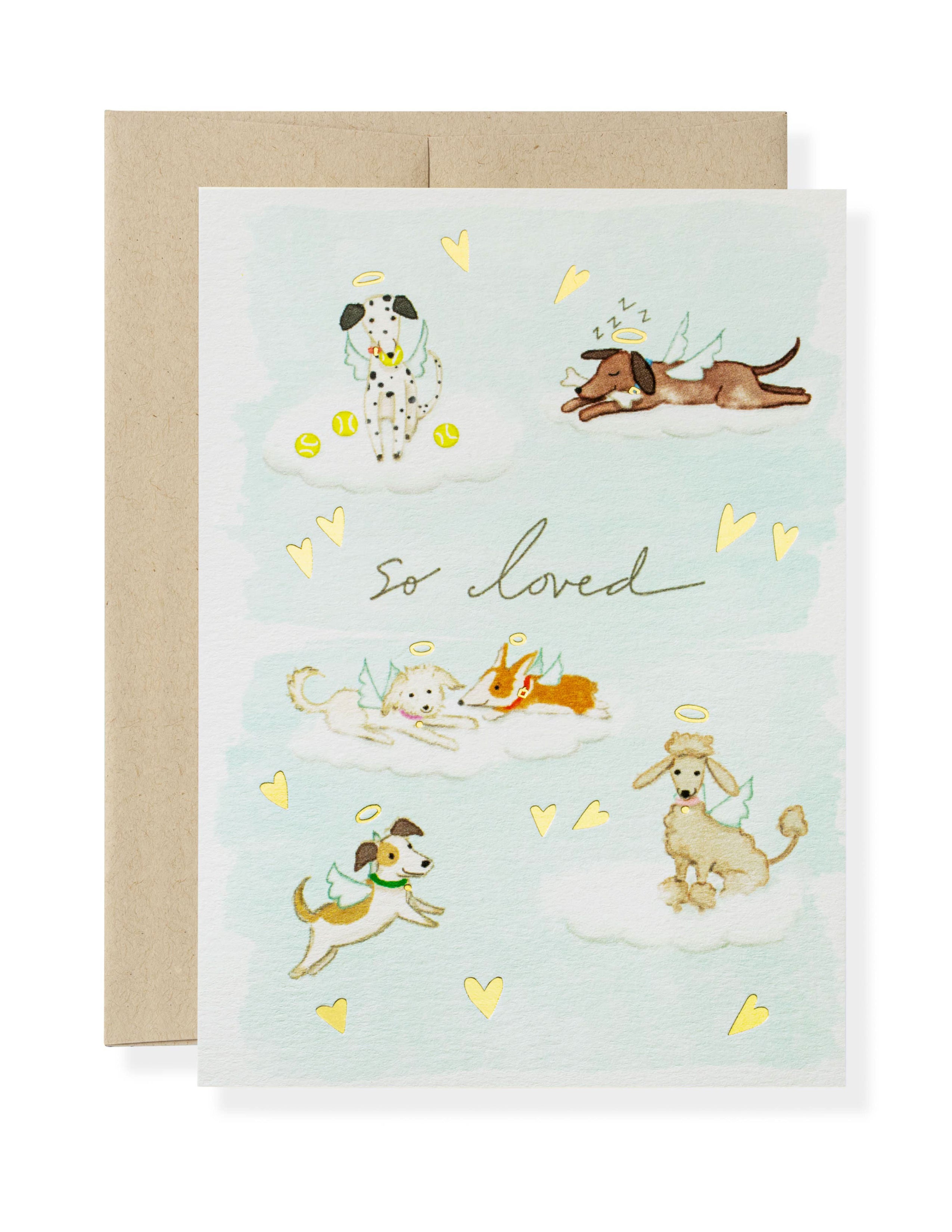 Dog Heaven Greeting Card