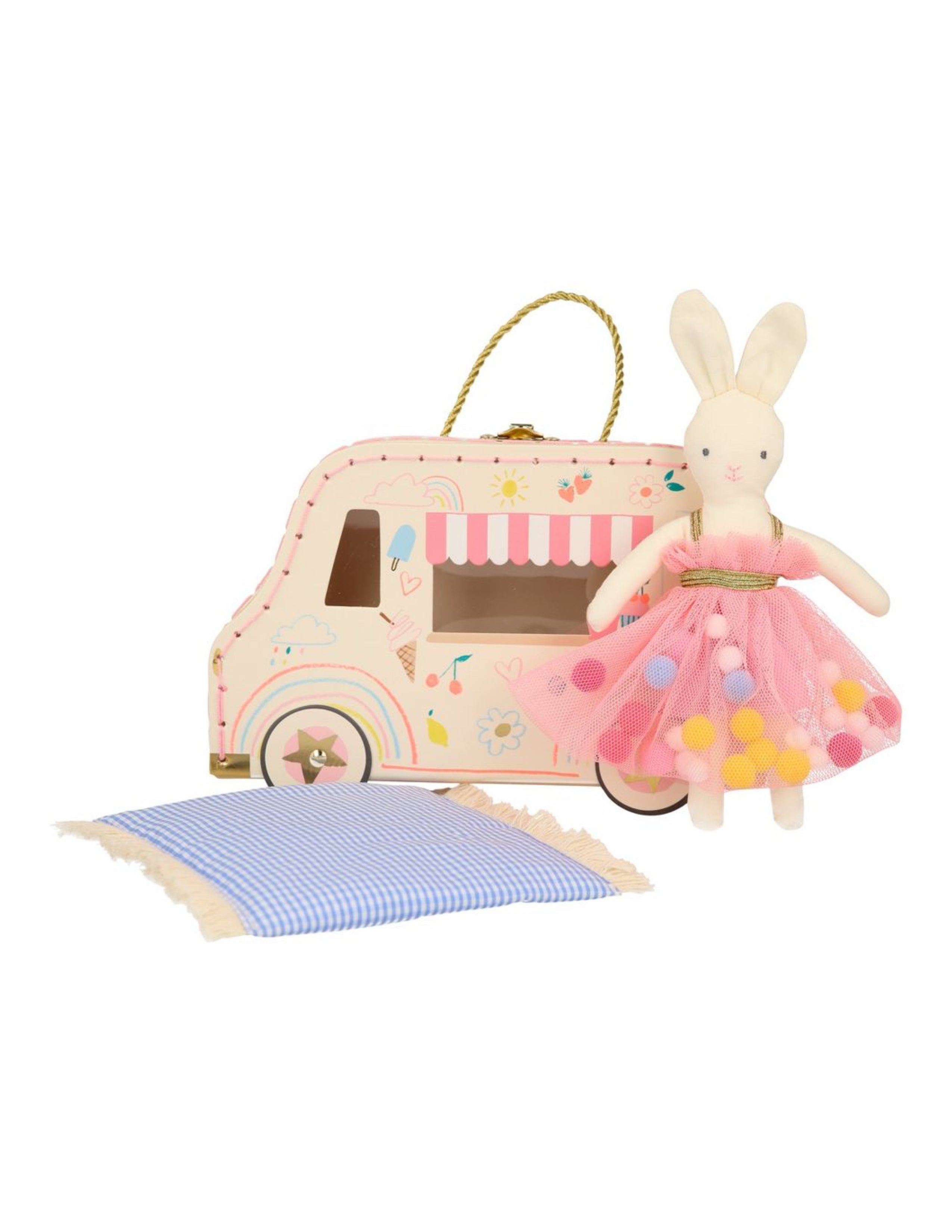 Ice Cream Van Bunny Doll Suitcase