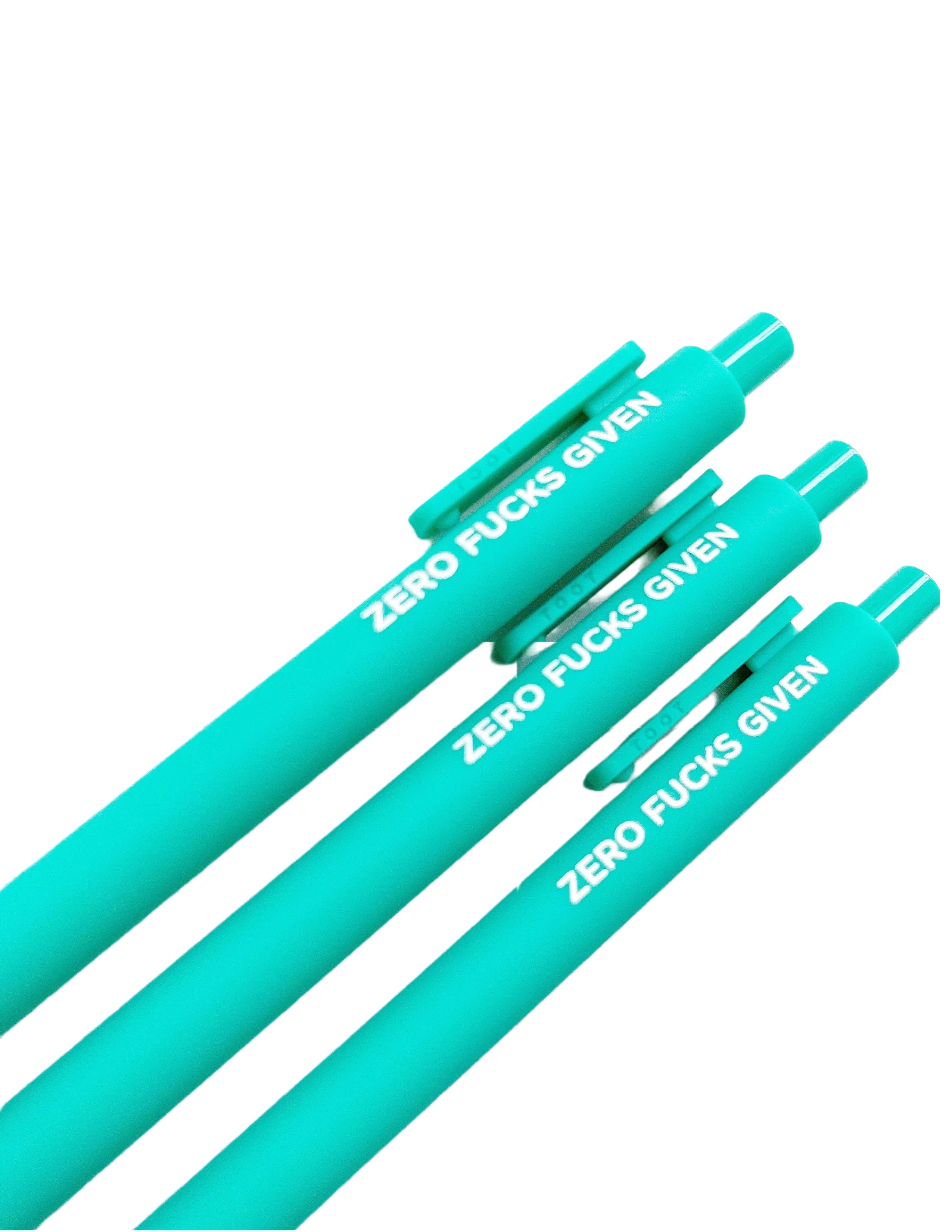 Zero Fucks Given Click Pen