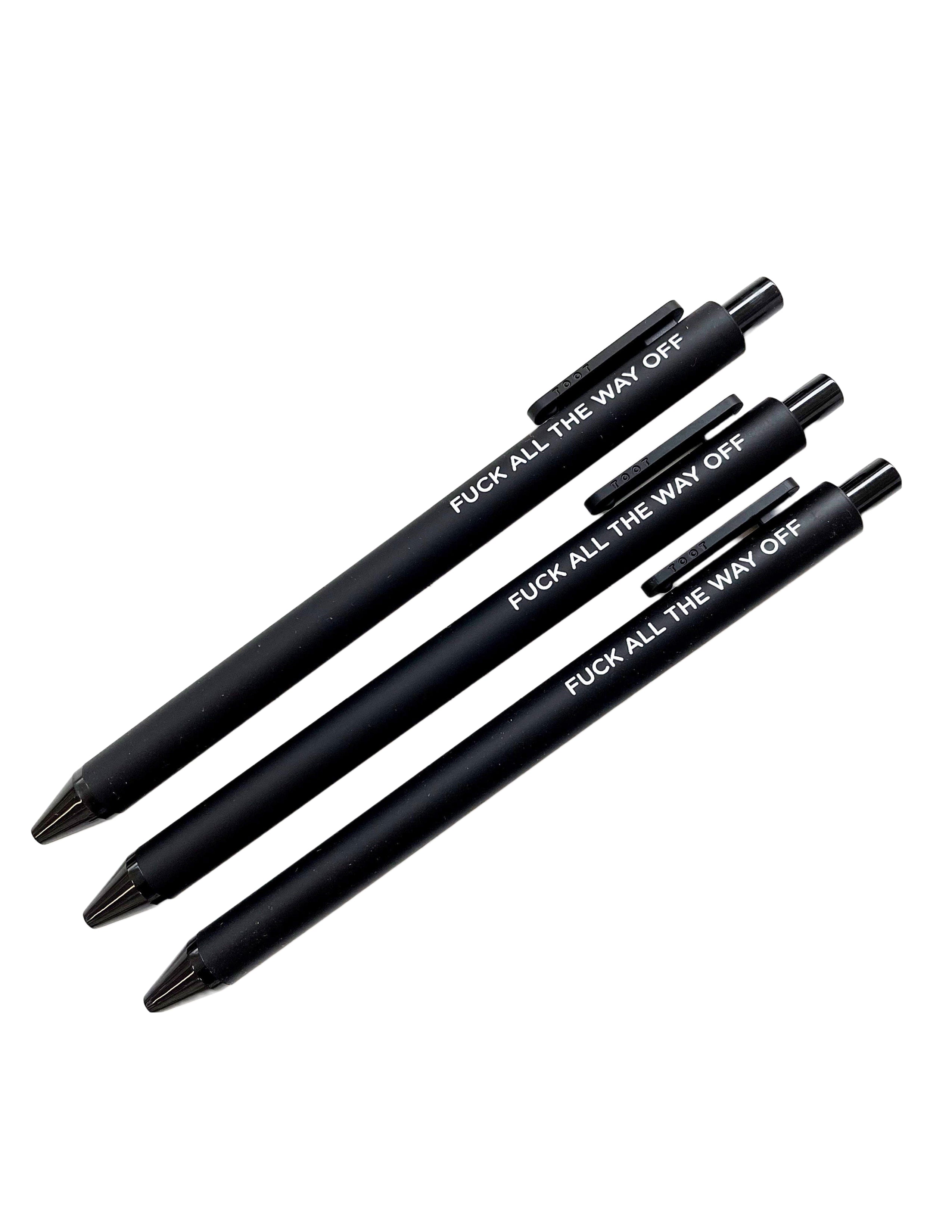 Fuck All The Way Off Click Pen