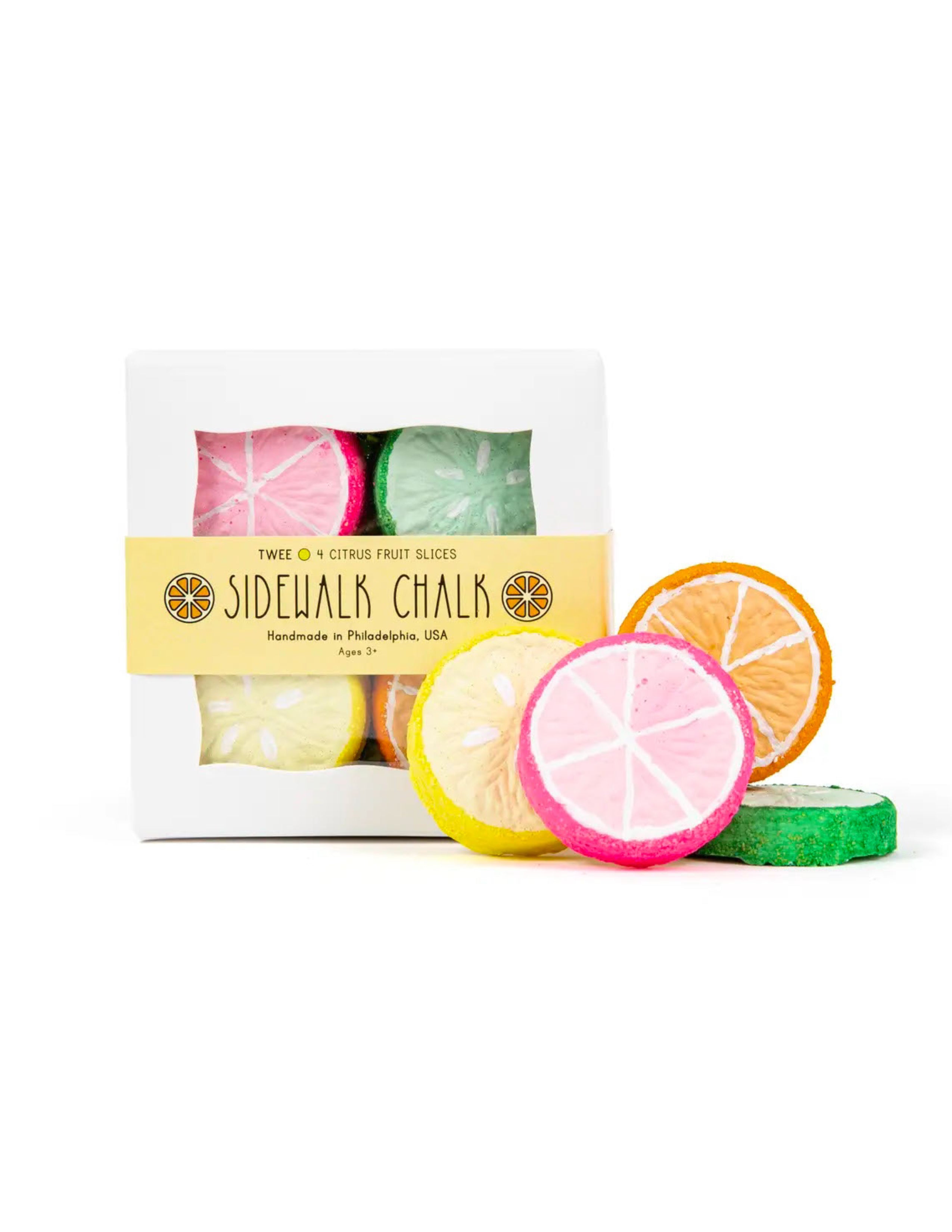 Citrus Slices Sidewalk Chalk