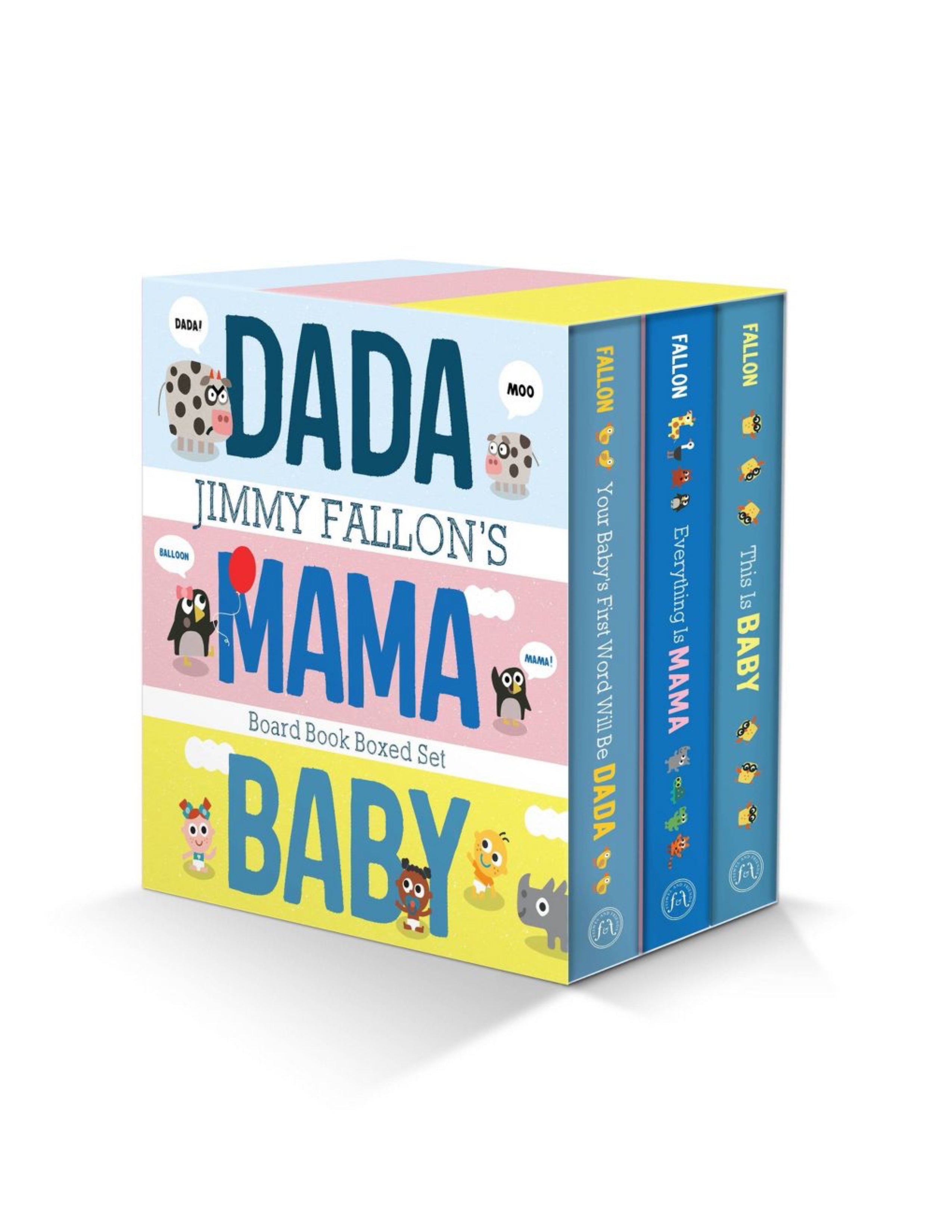 Jimmy Fallon's DADA, MAMA, and BABY Board Book Boxed Set