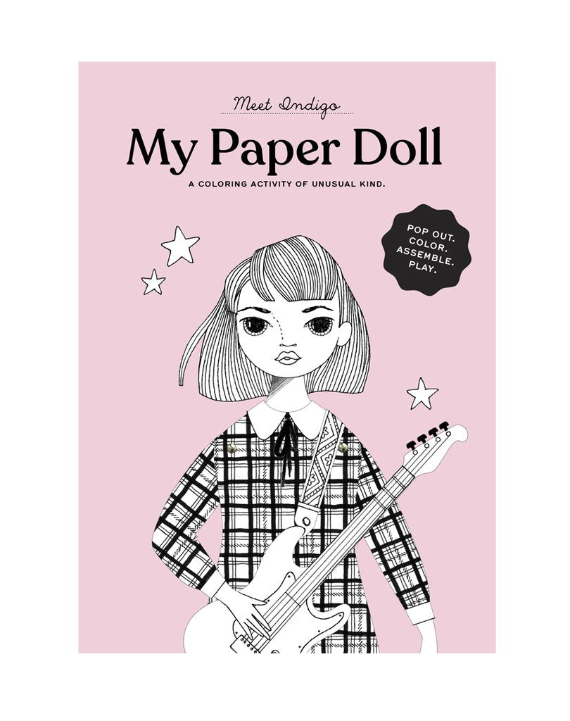 Indigo - Coloring Paper Doll Kit