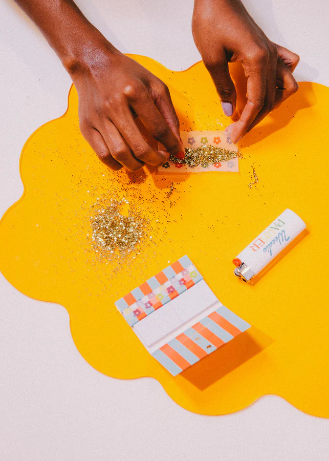 Flower Signature Rolling Papers - Mint Red Multi