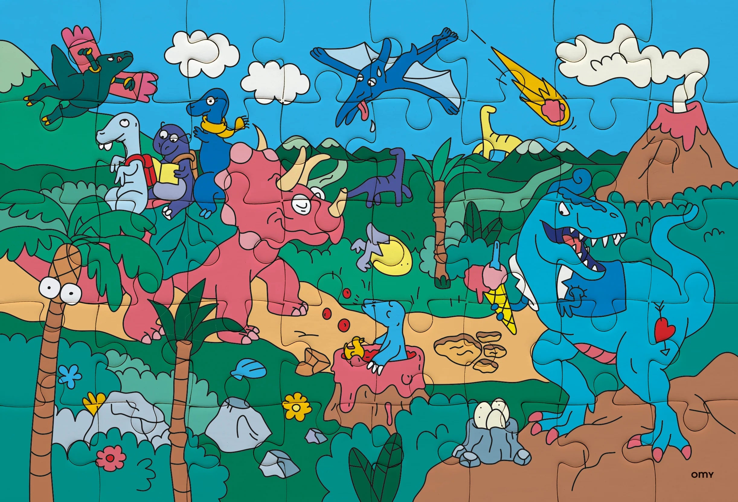 Mini Puzzle - Dino