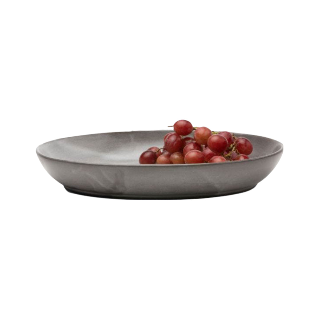 Marcus Oval Serving Platters - Cement