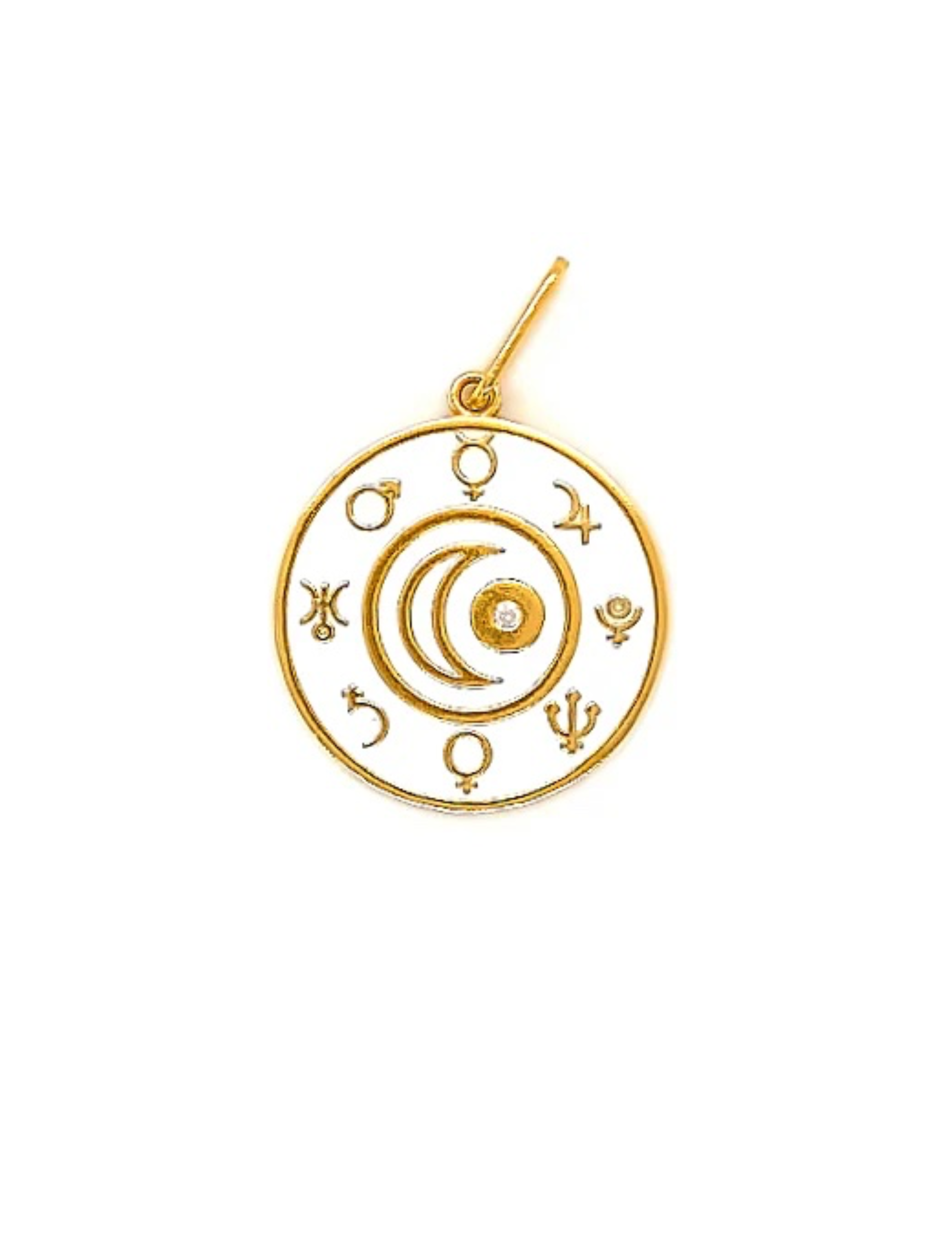 Alchemy White Enamel Charm