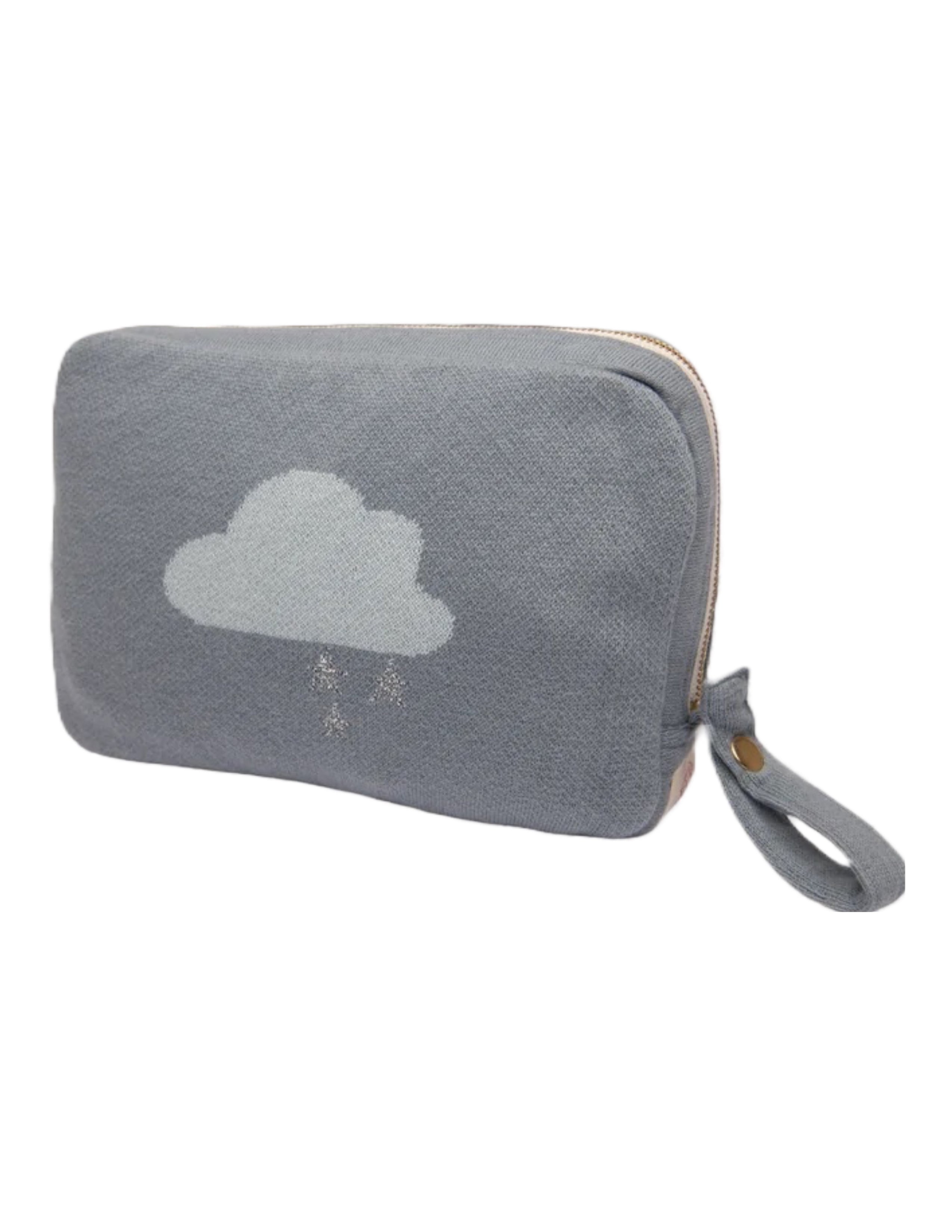 Dreamy Clouds Baby Blanket Set - Baby Blue