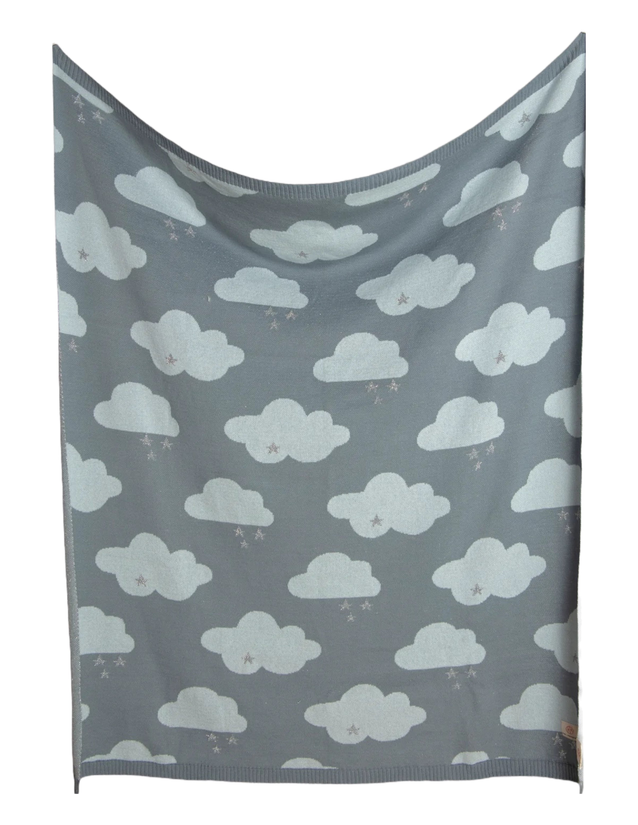 Dreamy Clouds Baby Blanket Set - Baby Blue