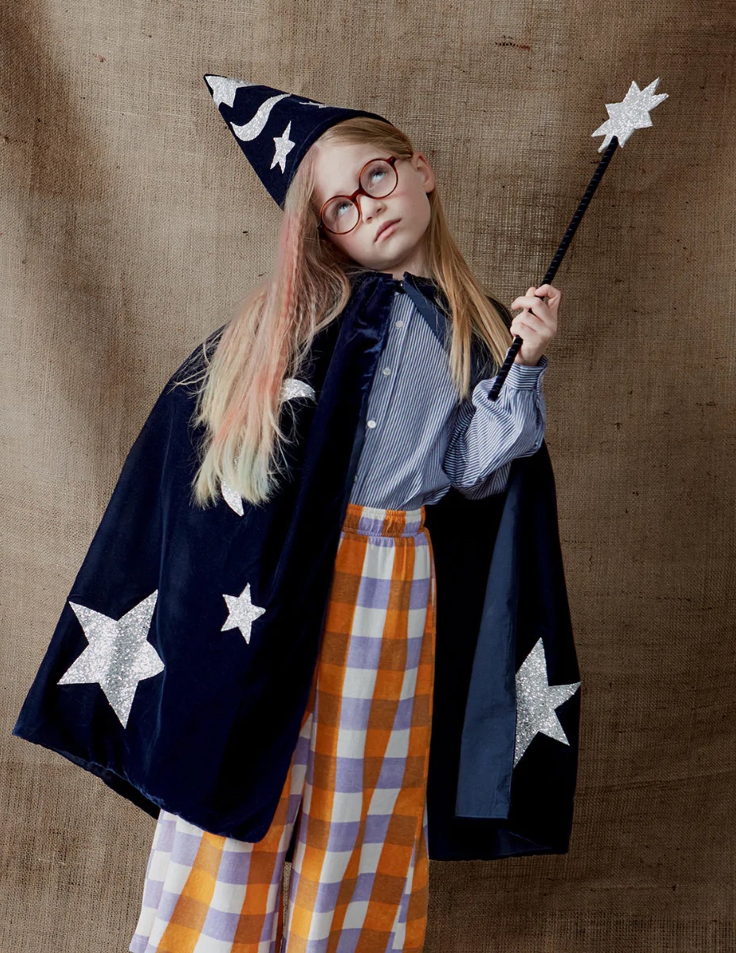 Blue Velvet Wizard Costume