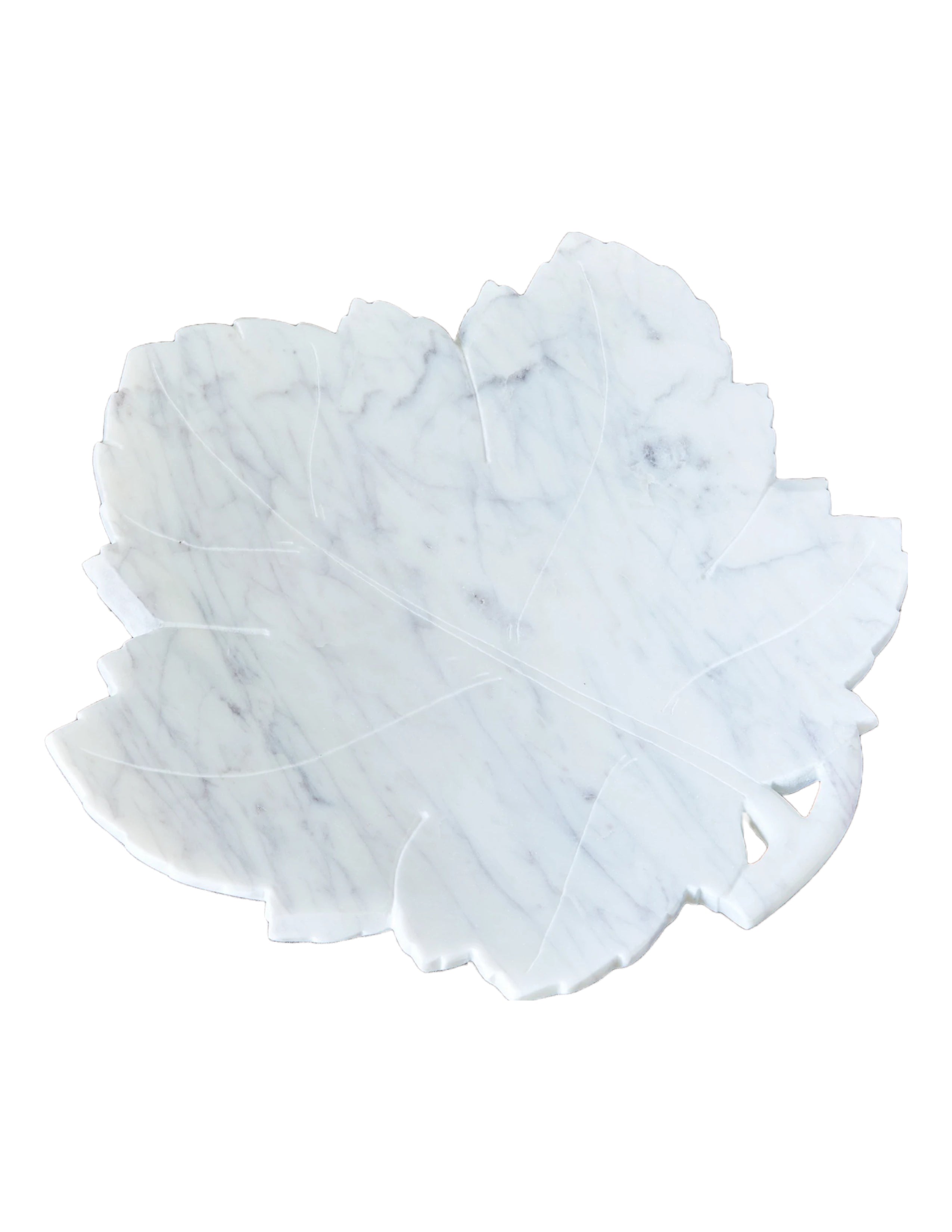 Marble Maple Leaf Plate