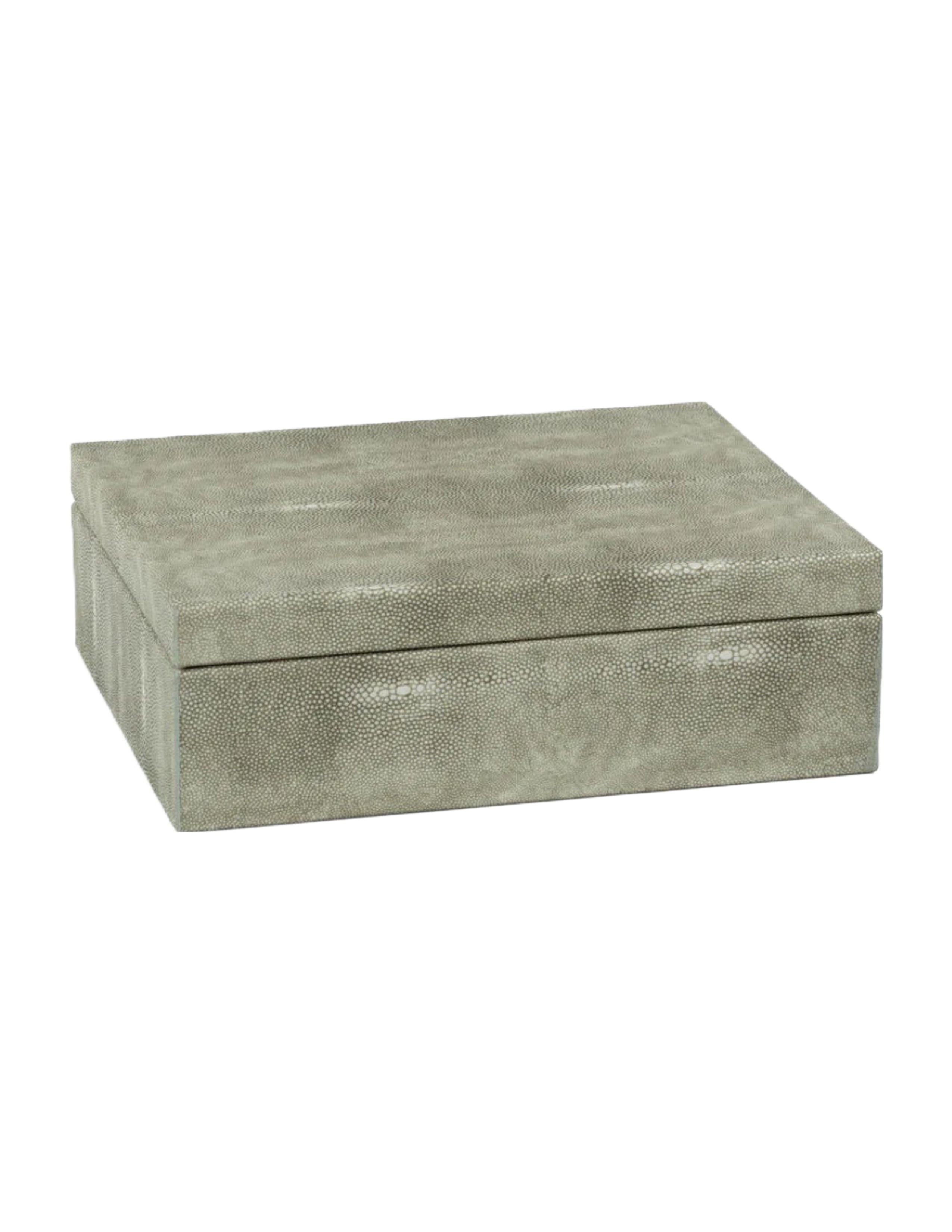 Moorea Shagreen Leather Box
