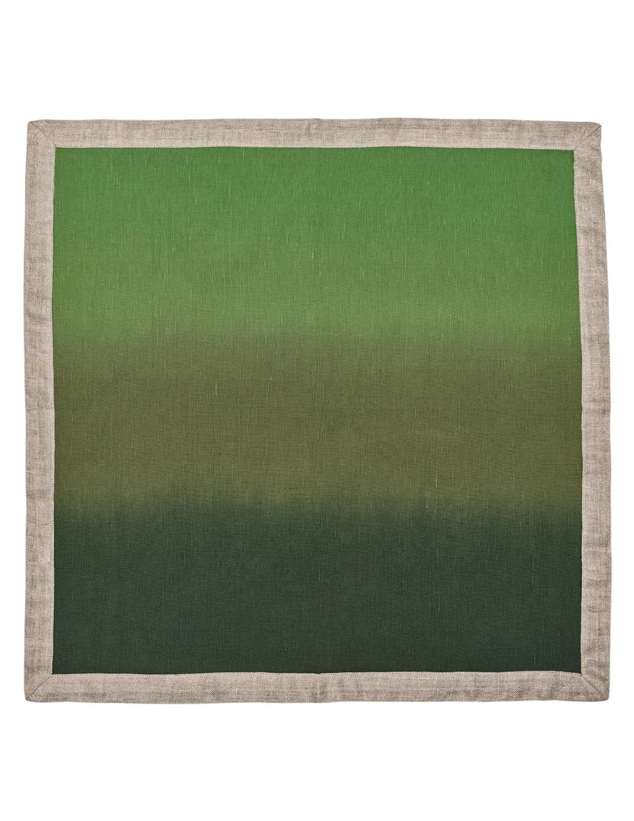 Dip Dye Napkin Set/4 - Olive & Green