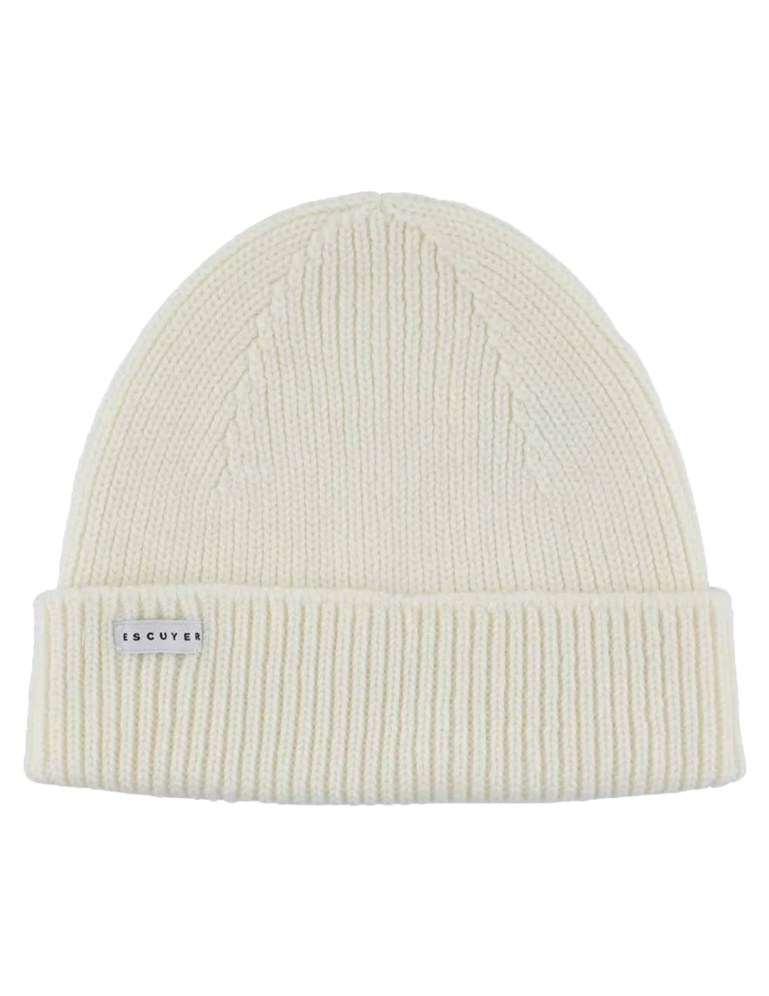 Ribbed Beanie - Cream