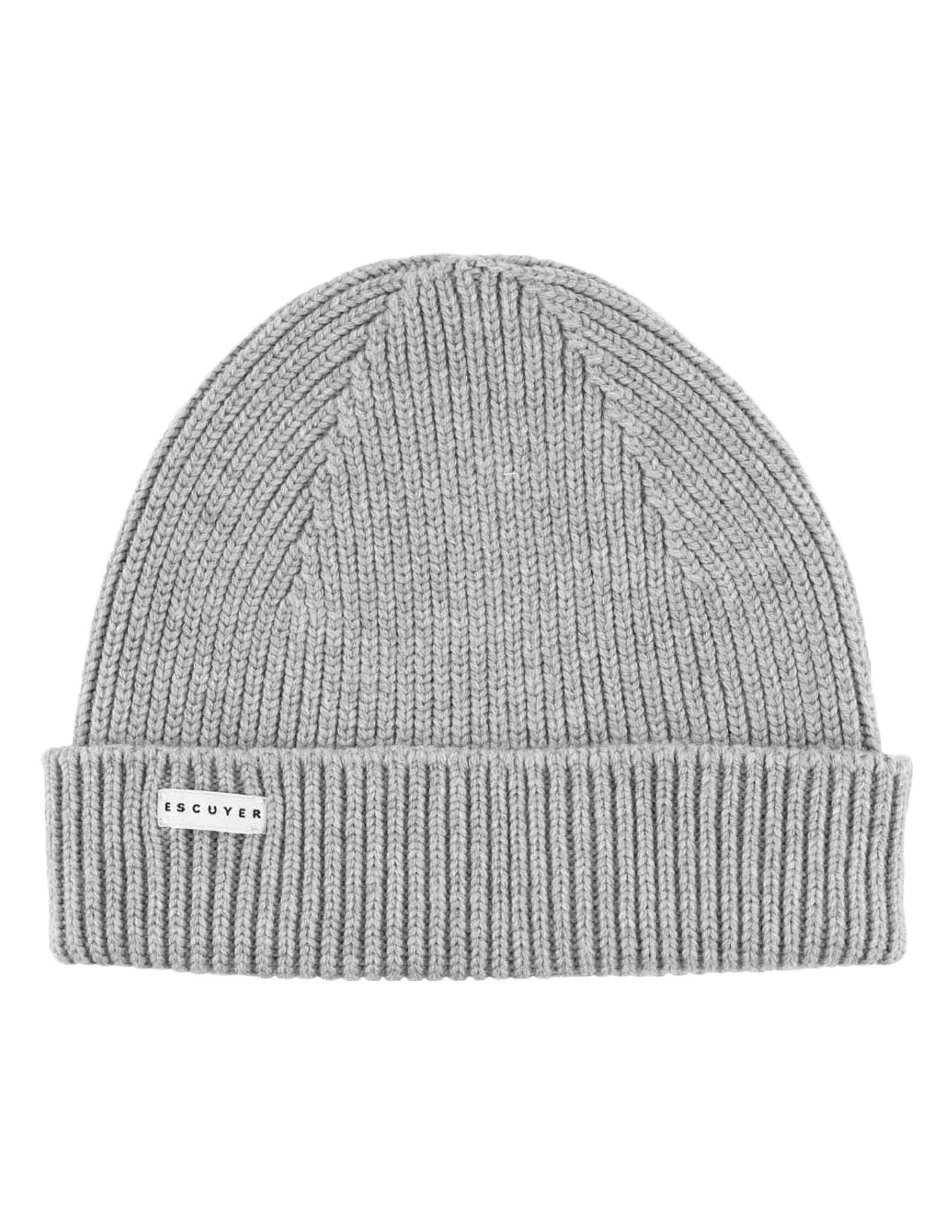 Ribbed Beanie - Grey