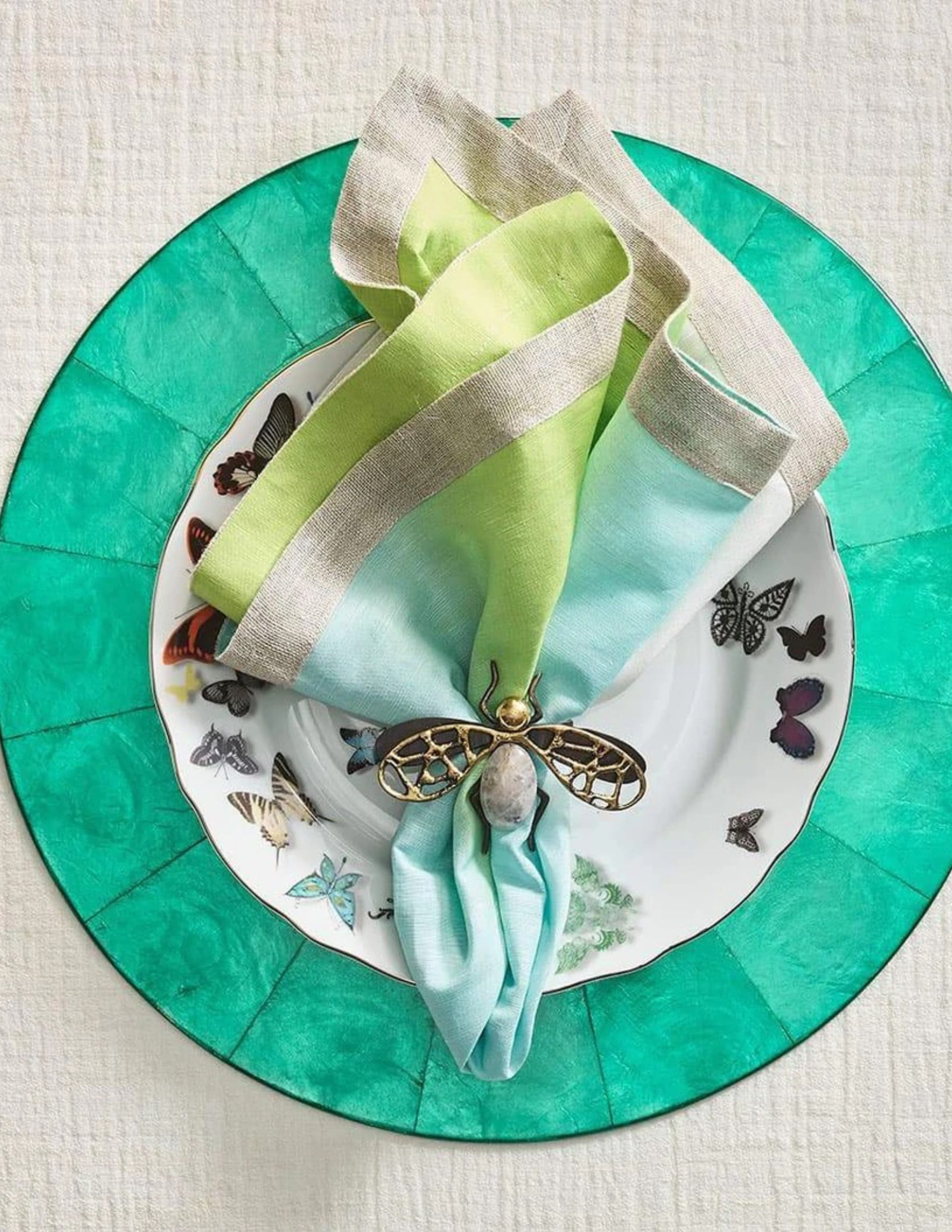 Fly Away Napkin Ring Set/4