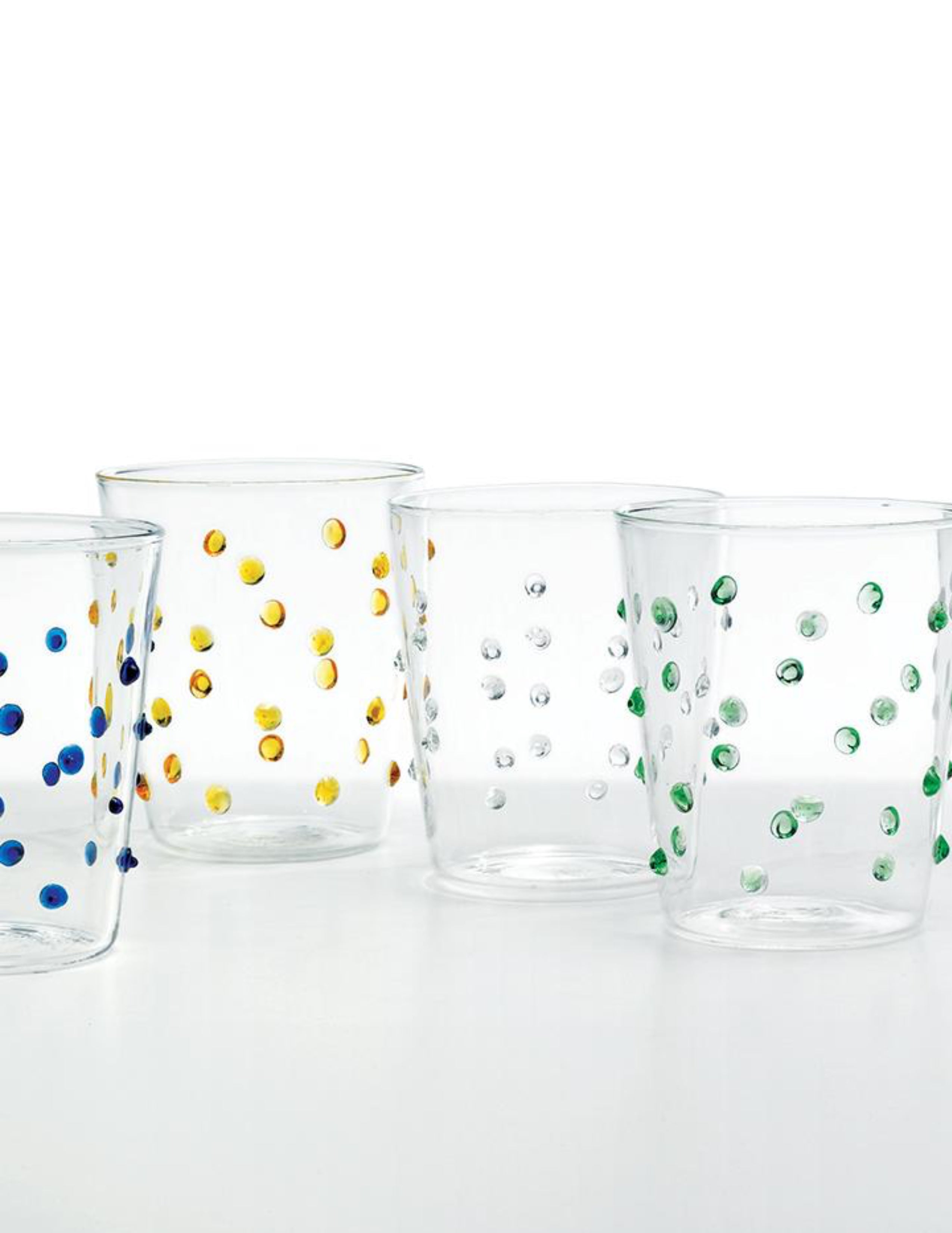 Party Tumbler Set/4 - Blue Dot