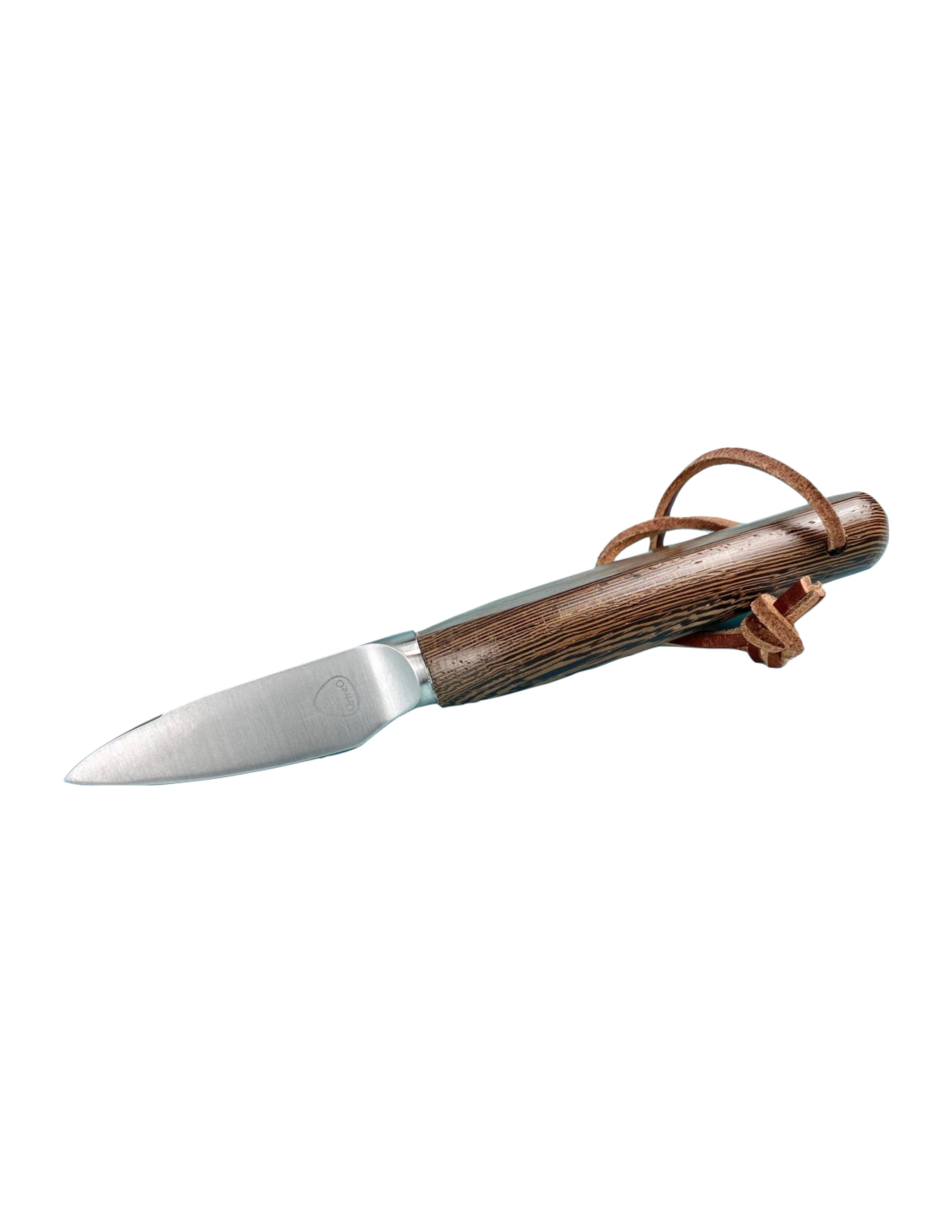 Ecallier Oyster Knife in Leather Pouch - Wenge