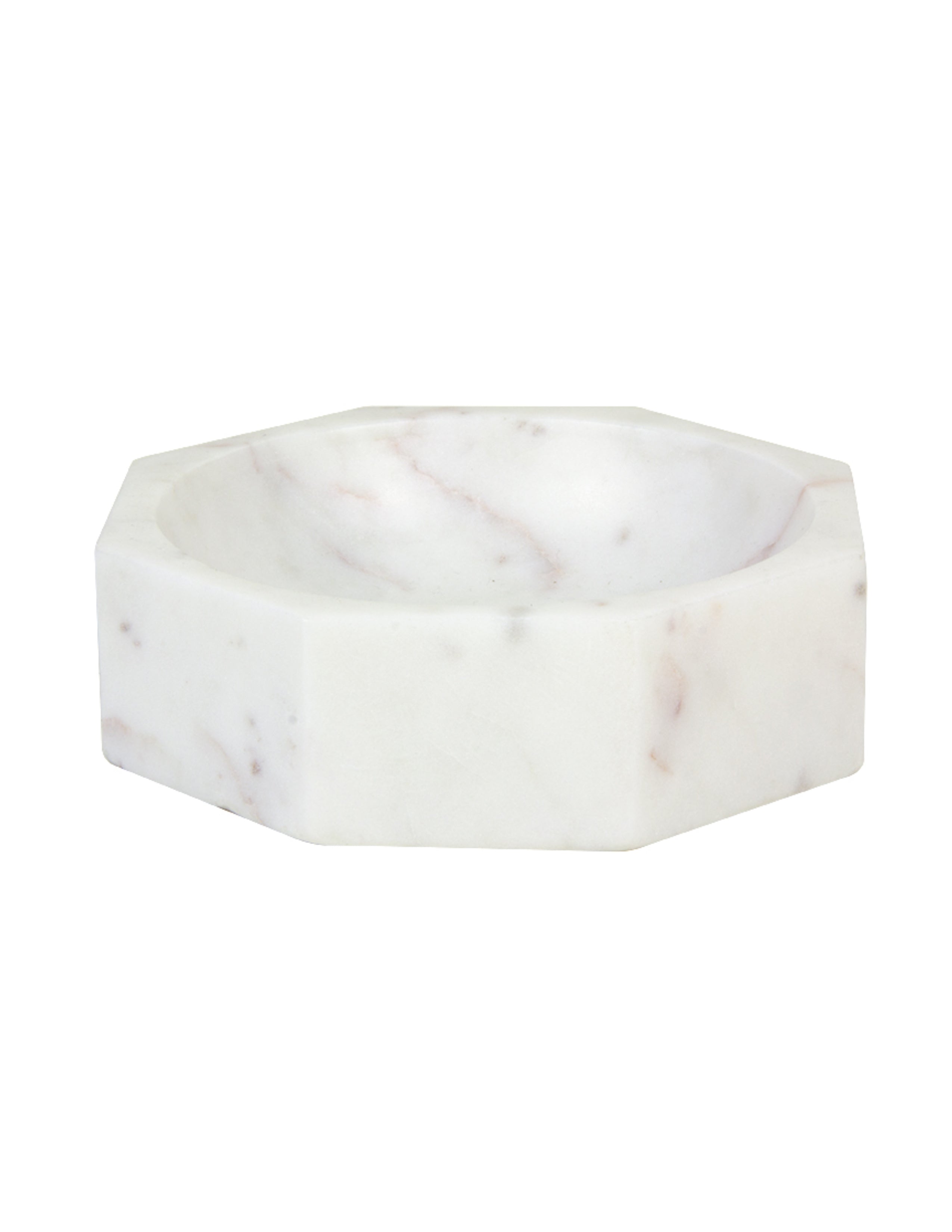 Marble Modernist Octangular Bowl