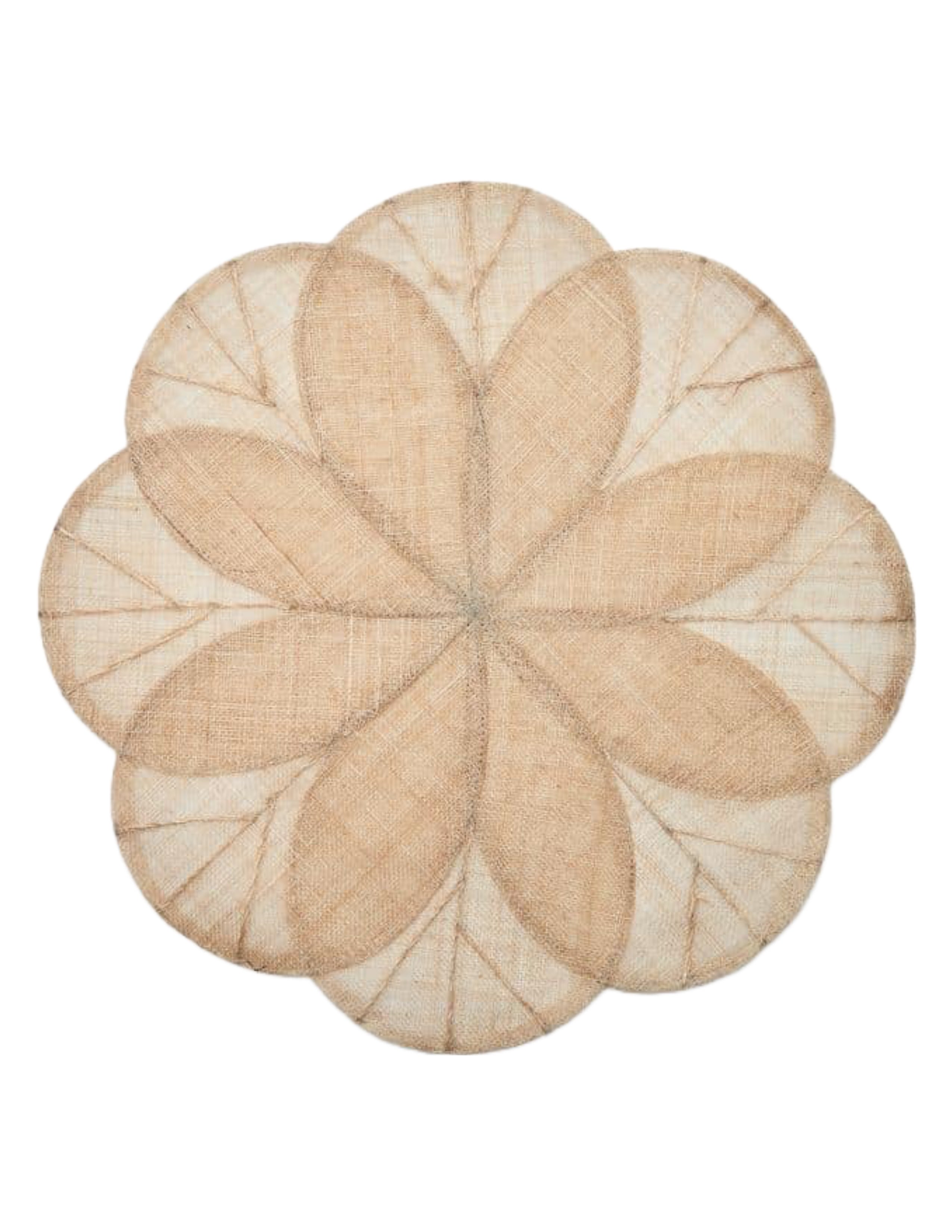 Sinamay Flower Placemat Set of 4 - Natural