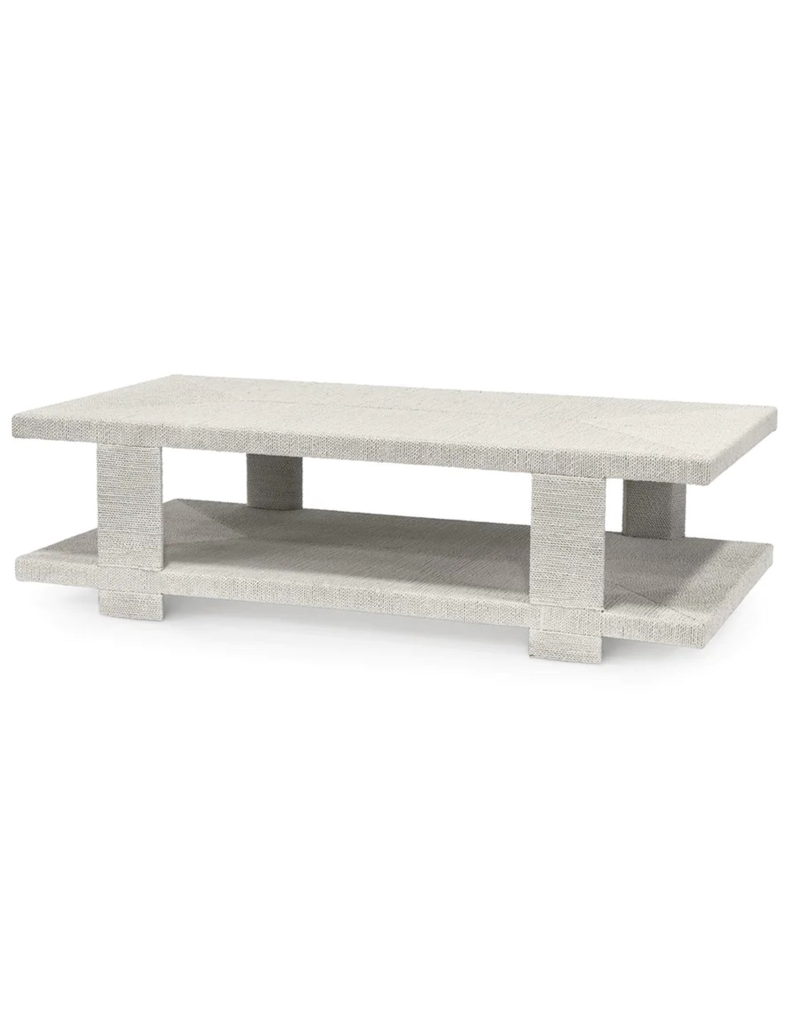 Clint Coffee Table - White Sand