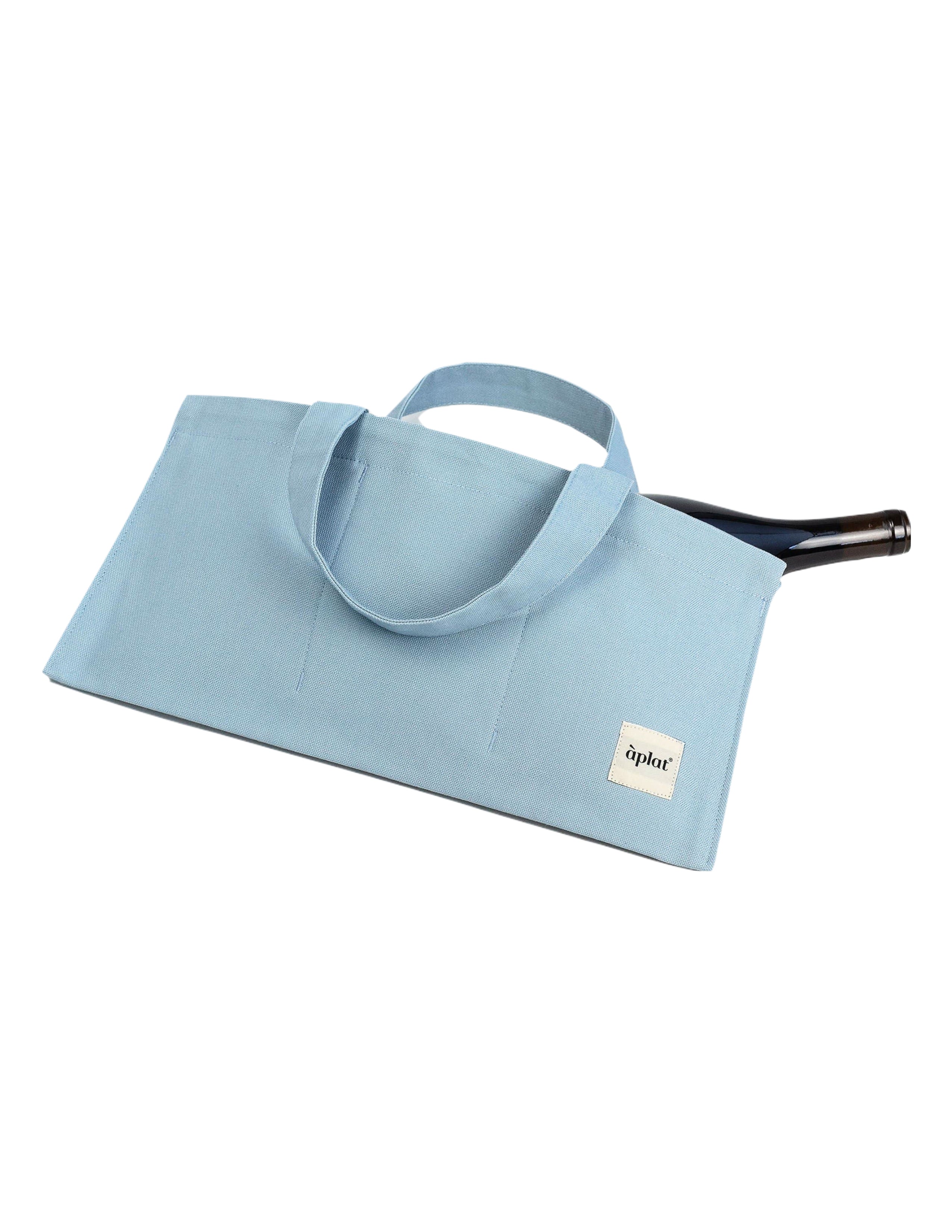 Vin One Bottle Tote - Ice Blue