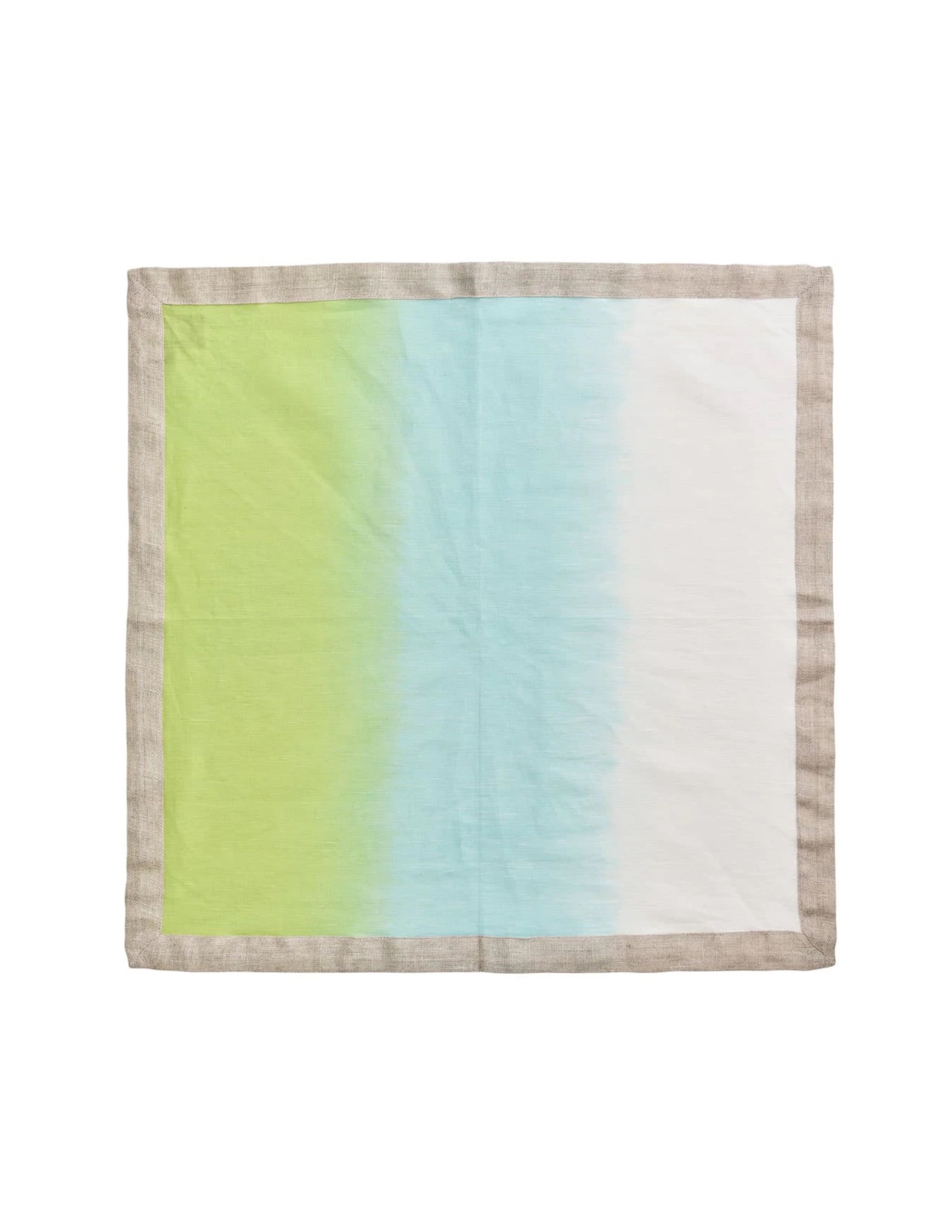 Dip Dye Napkin Set/4 - Blue & Green
